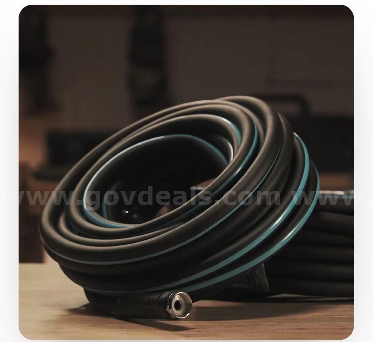 SHIPPING AVAILABLE RELHOST TOOLS Garden Hose 100 ft x 5/8" Flexible Heavy Duty Water Hose with 360° Swivel(33-013)  100 Government Surplus Auction - Photo #4