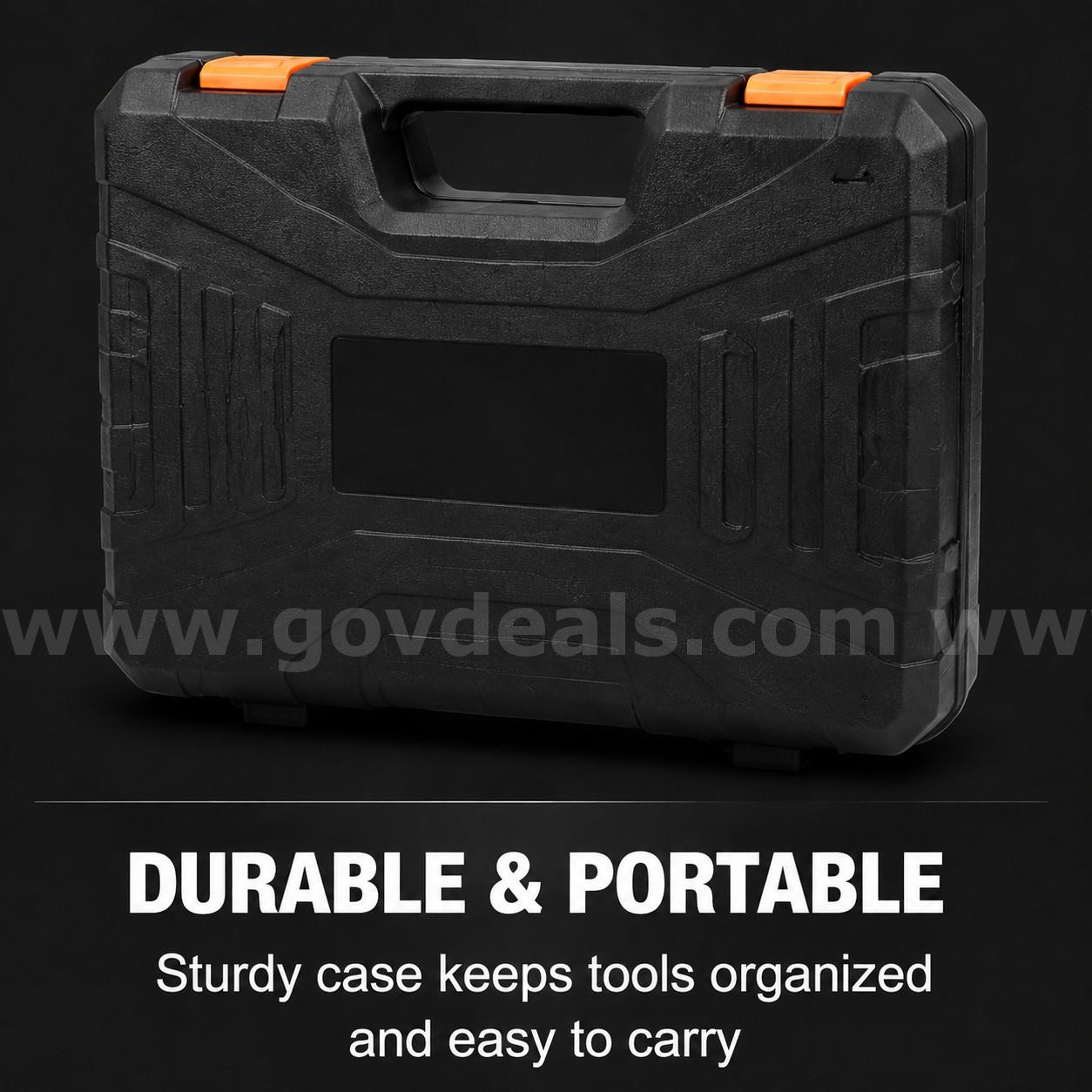 SHIPPING AVAILABLE New 14-Piece Household Tool Kit with Toolbox, Screwdrivers, Pliers, Hammer & Tape Measure (AA1-04)   Government Surplus Auction - Photo #4