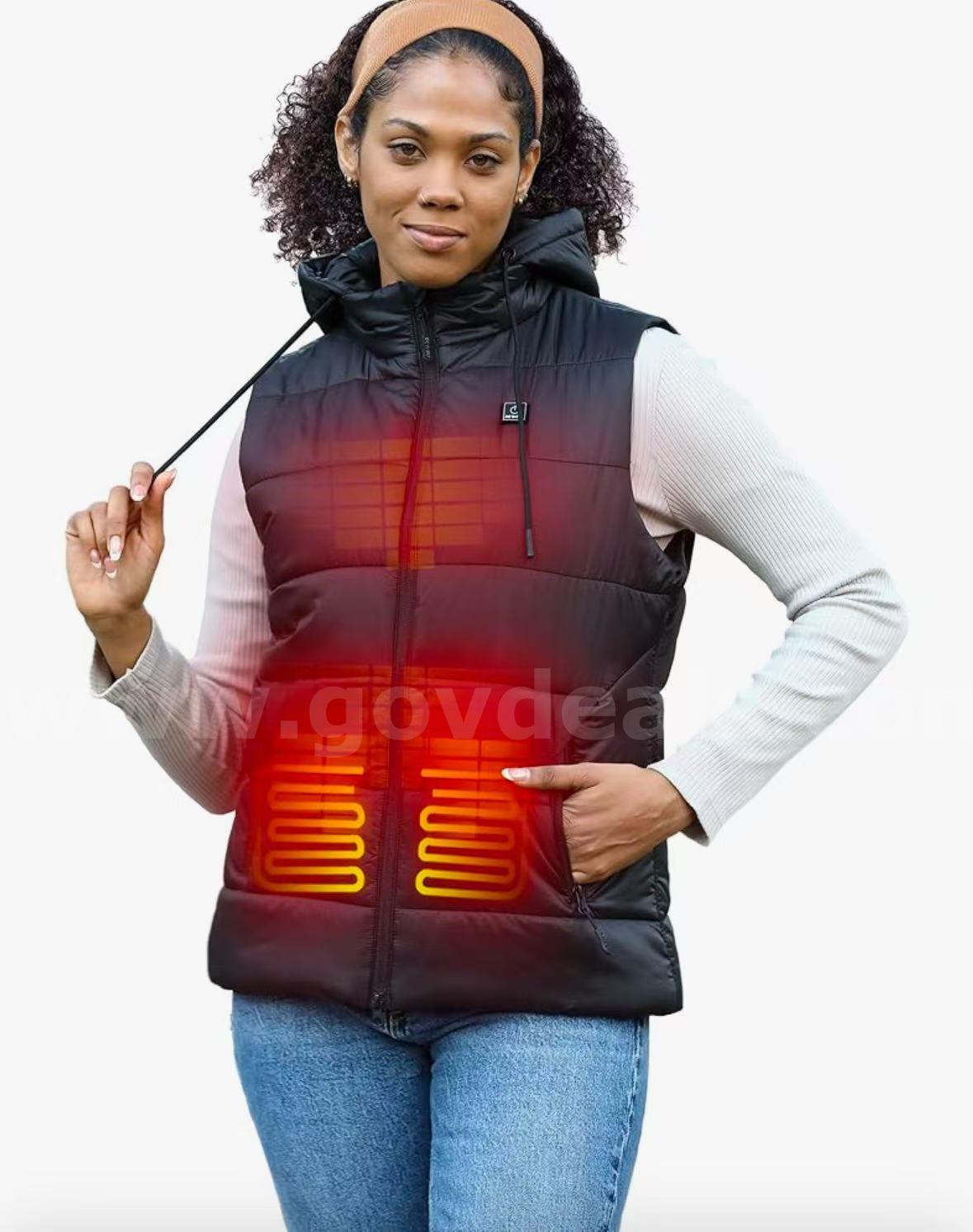 SHIPPING AVAILABLE  Lot of 20,Women's Heated Vest,Lightweight Electric Vest foSMART HEAT ACROSS BODY (AM-01)   Government Surplus Auction - Photo #4