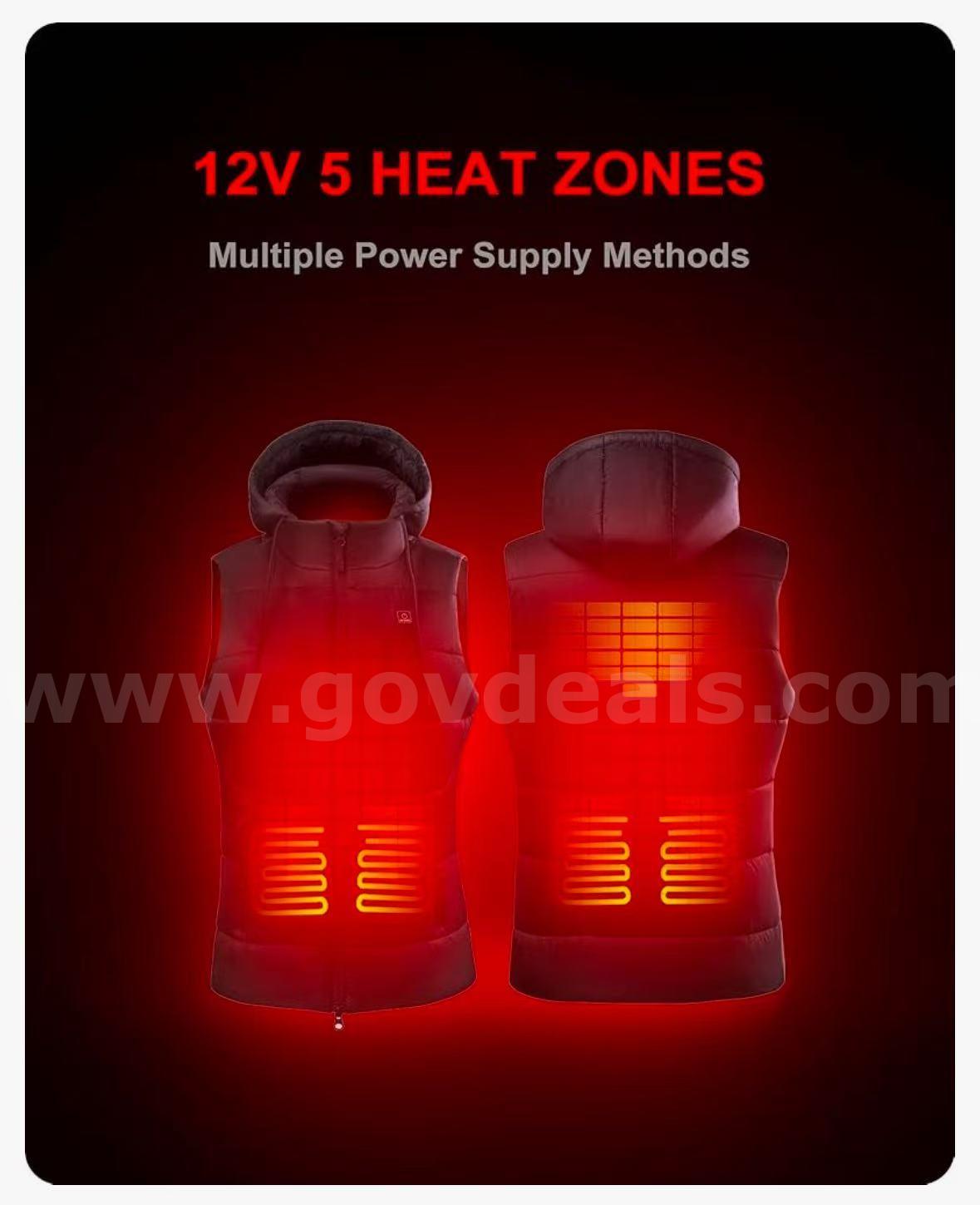 SHIPPING AVAILABLE  Lot of 20,Women's Heated Vest,Lightweight Electric Vest foSMART HEAT ACROSS BODY (AM-01)   Government Surplus Auction - Photo #6