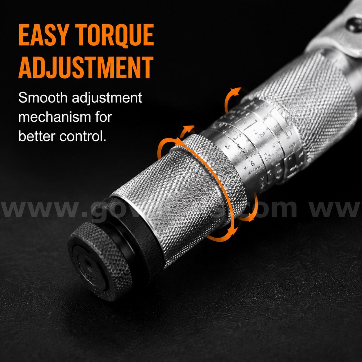 SHIPPING AVAILABLE Solude 9x12mm Adjustable Torque Wrench Set 5-60 N.m Interchangeable Head 3/8"(AA1-013)  013 Government Surplus Auction - Photo #4