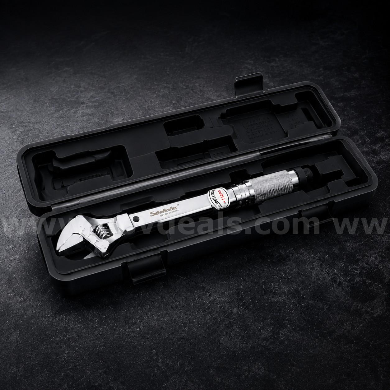 SHIPPING AVAILABLE Solude 9x12mm Adjustable Torque Wrench Set 5-60 N.m Interchangeable Head 3/8"(AA1-013)  013 Government Surplus Auction - Photo #5