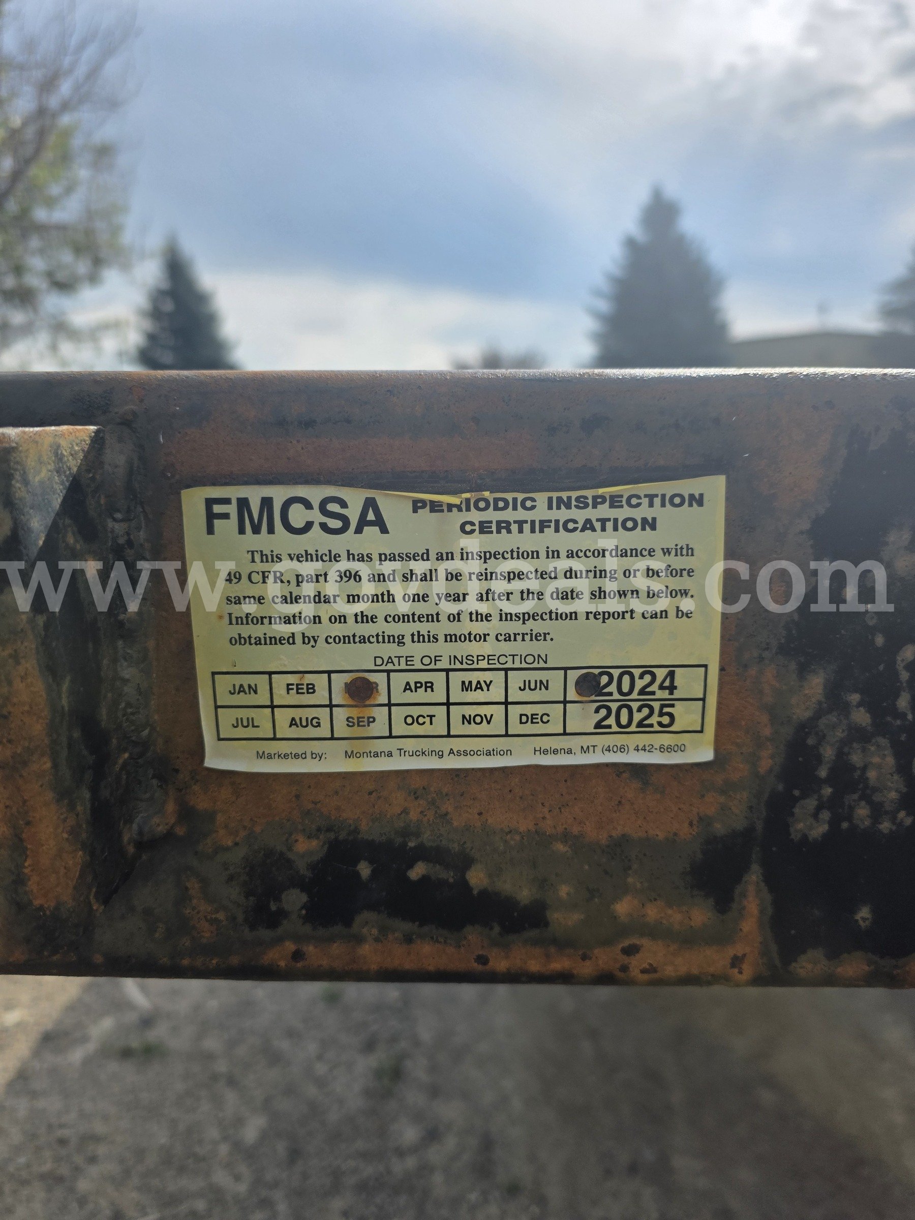2002 Wabash T/A Flatbed Trailer Wabash  Government Surplus Auction - Photo #6