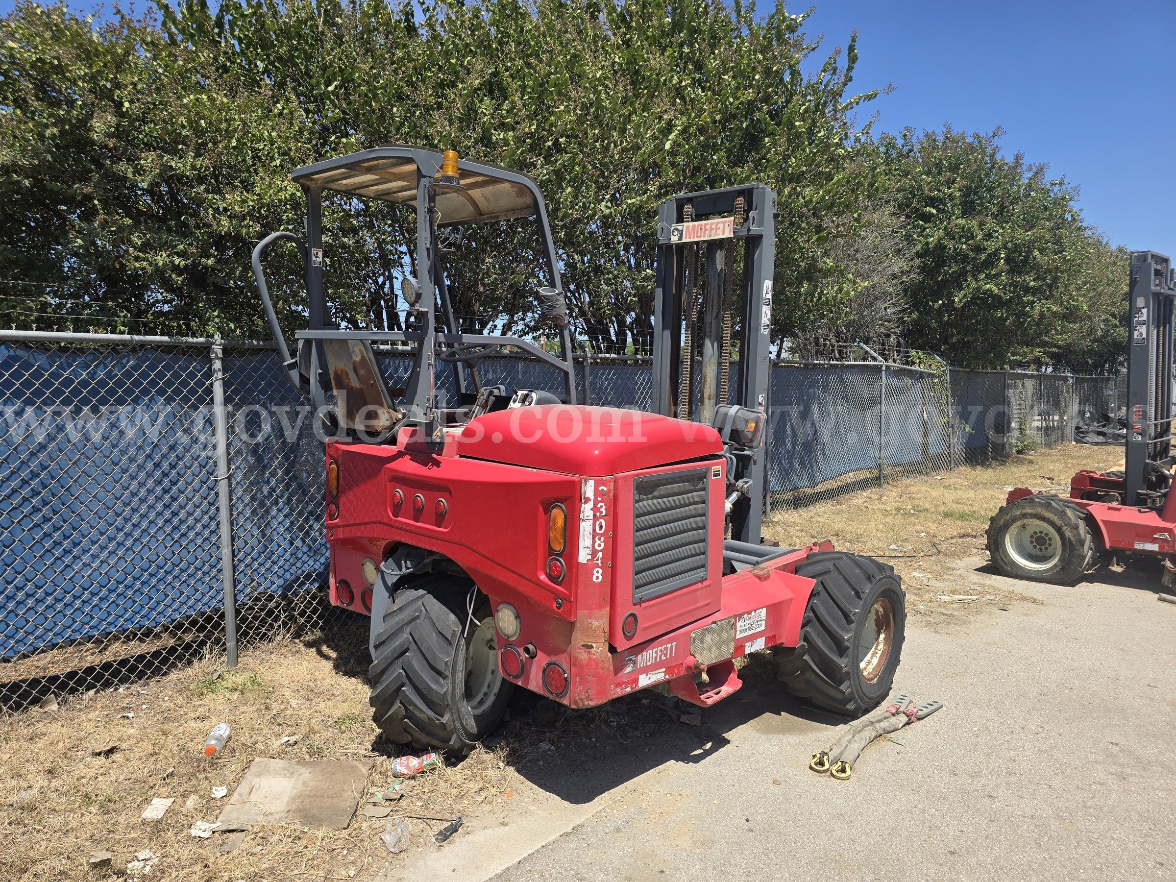 2012 Moffett M55 Truck Mounted Forklift-Inoperable Moffett M55 Government Surplus Auction - Photo #3