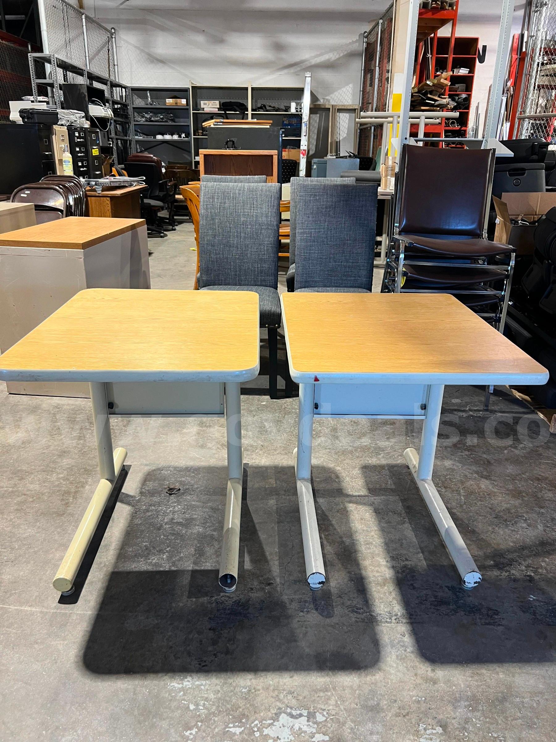 Tables 2' W x 30" D x 26.5" H - Lot of 2   Government Surplus Auction - Primary Photo
