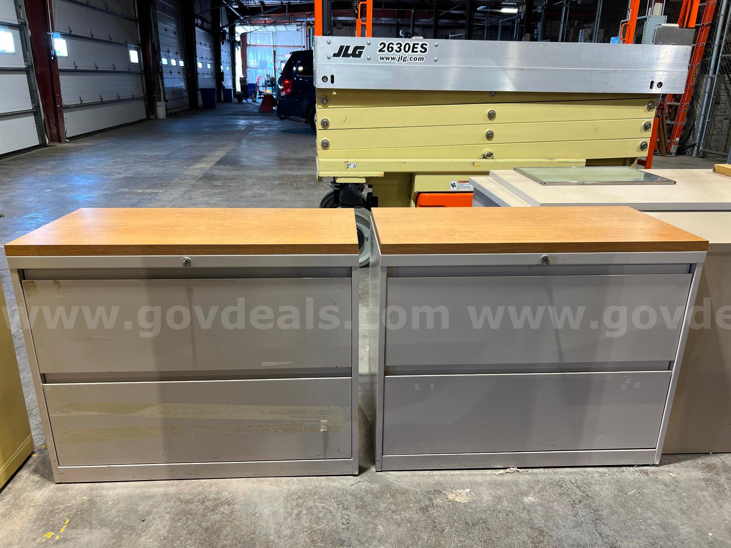 File Cabinets  30" H x 36" W x 18" D - Lot of 2   Government Surplus Auction - Primary Photo