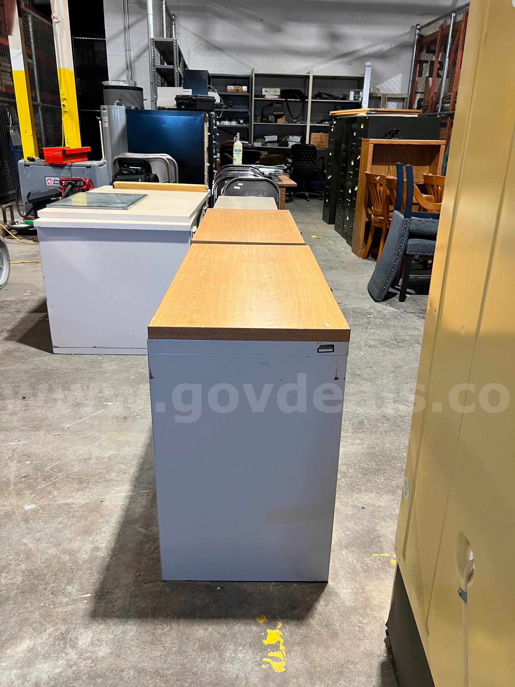 File Cabinets  30" H x 36" W x 18" D - Lot of 2   Government Surplus Auction - Photo #2