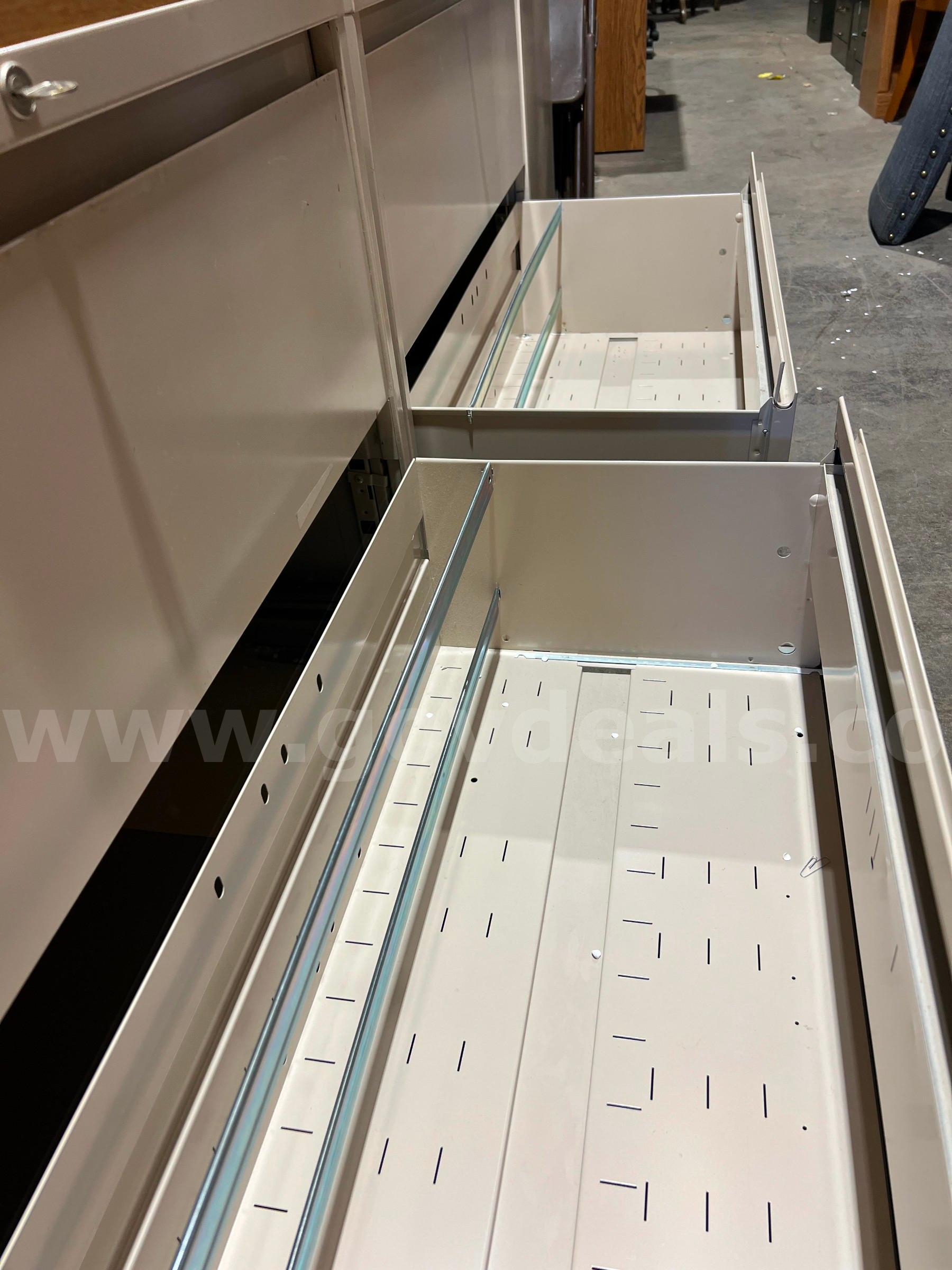 File Cabinets  30" H x 36" W x 18" D - Lot of 2   Government Surplus Auction - Photo #4