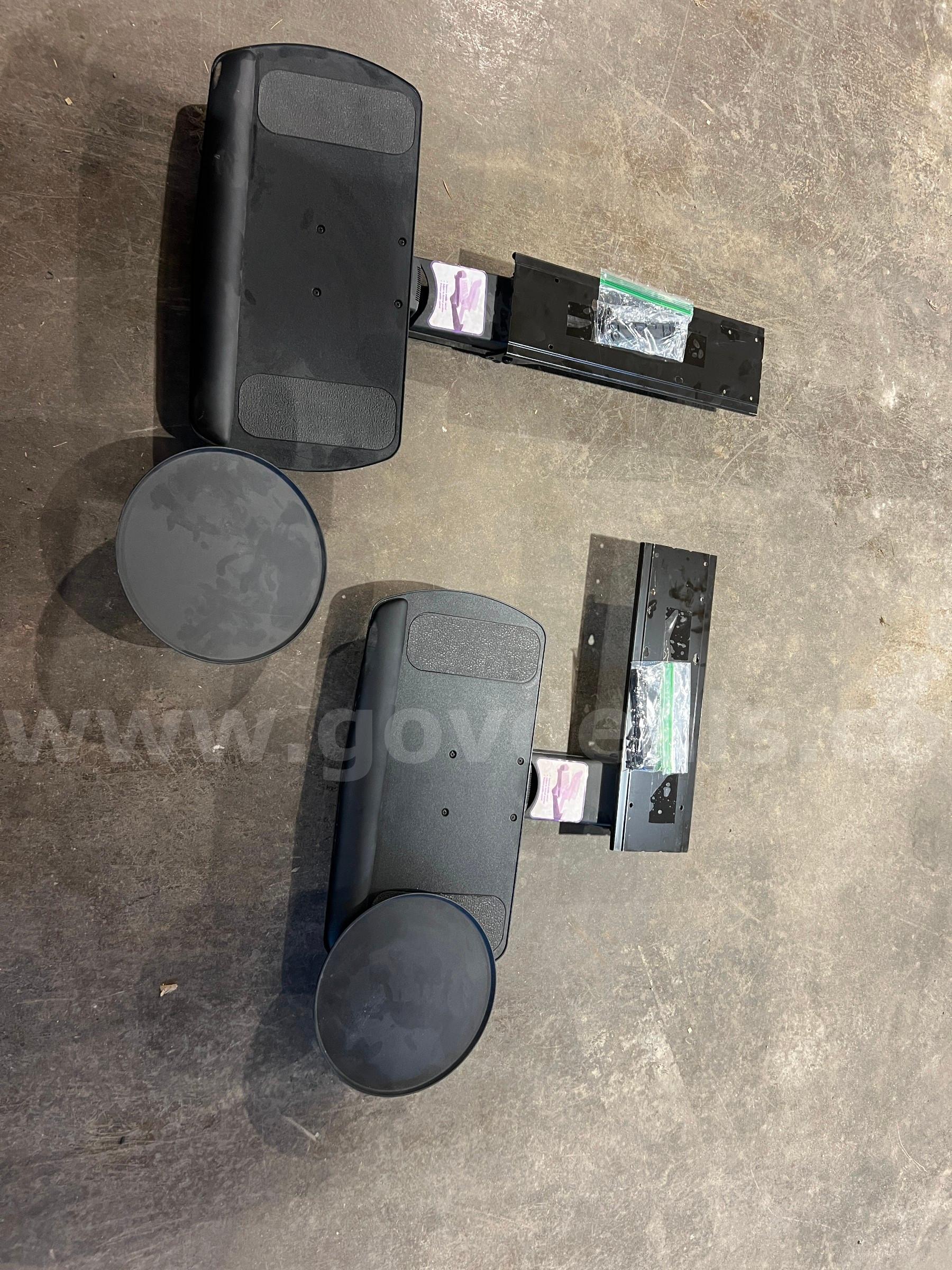 Under Desk Keyboard and Mouse Tray - Lot of 2   Government Surplus Auction - Primary Photo
