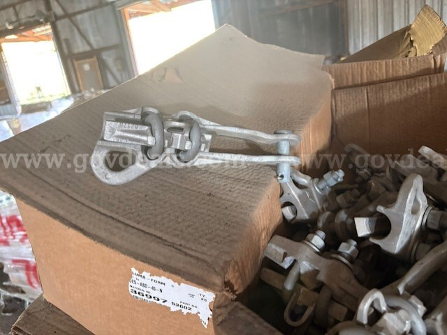 Pallet of Large Dead End Clamp   Government Surplus Auction - Photo #2