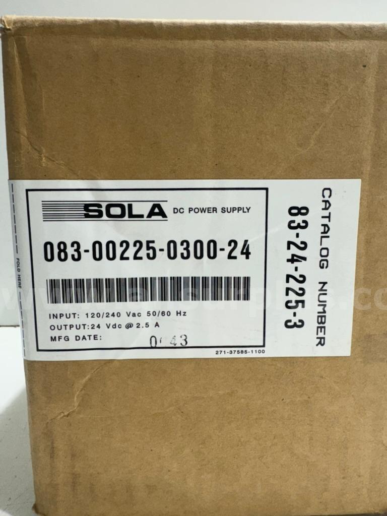 *NEW* SOLA 083-00225-0300-24 DC POWER SUPPLY 83-24-225-3  083 Government Surplus Auction - Photo #3