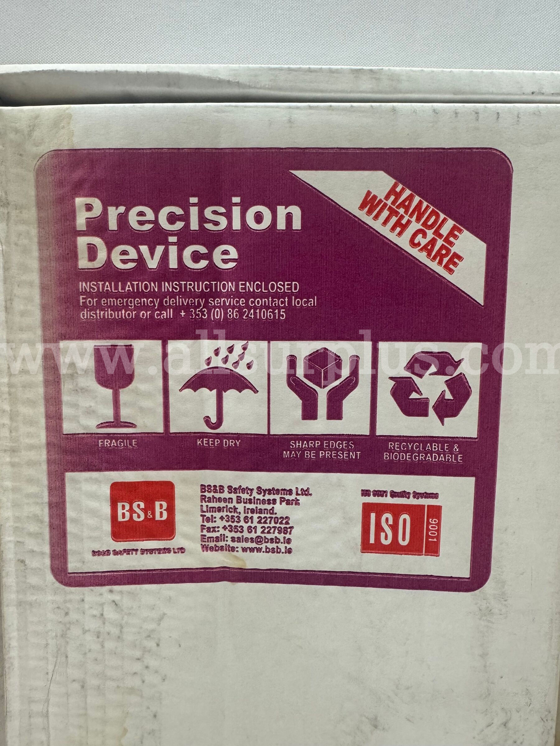 *NEW* (LOT OF 3). BS&B SAFETY SYSTEMS LLC TYPE SKR RUPTURE DISK 1" HOLDER   Government Surplus Auction - Photo #2
