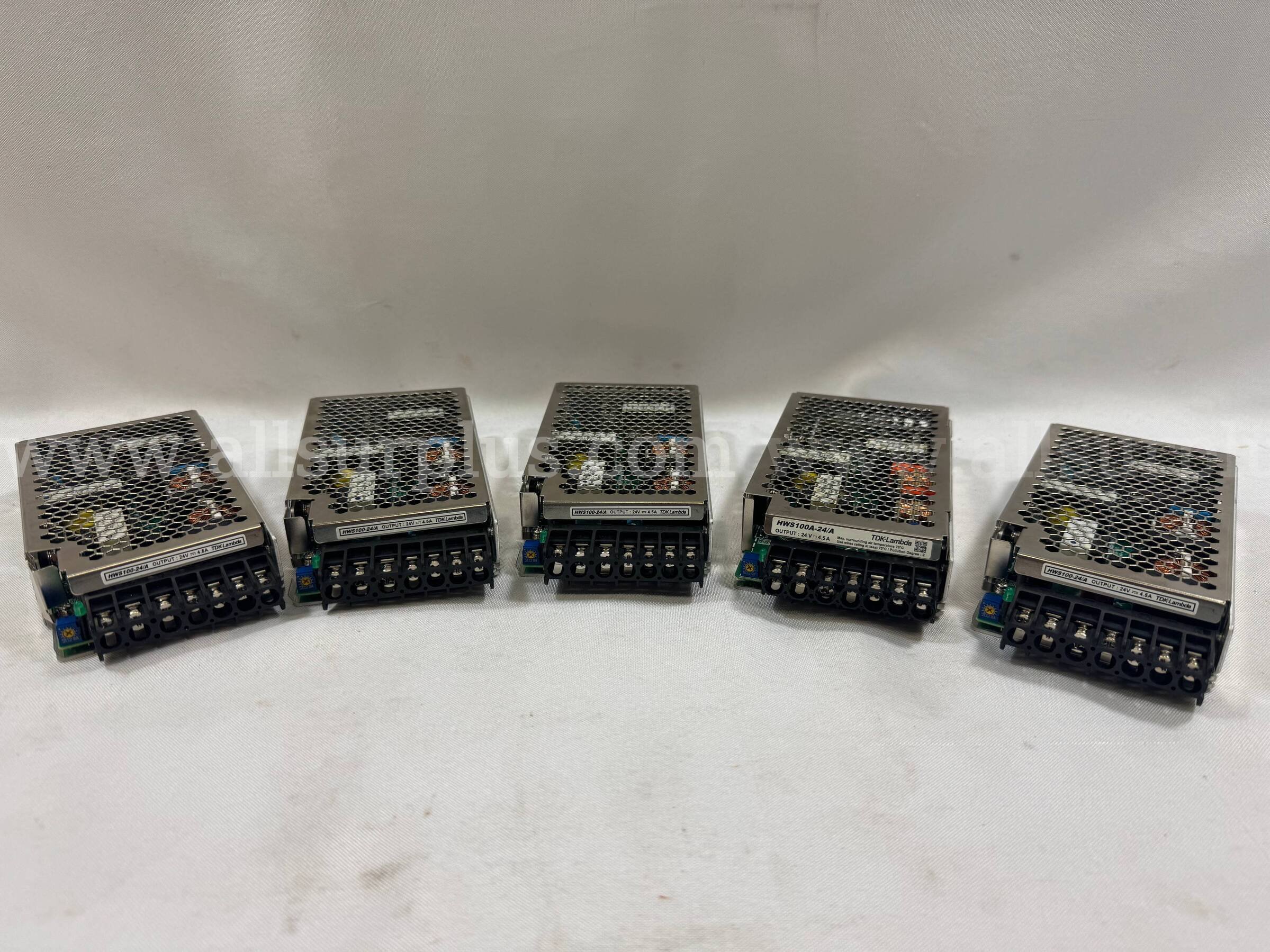***LOT OF 5***  TDK LAMBDA HWS 100-24/A POWER SUPPLY  100 Government Surplus Auction - Primary Photo