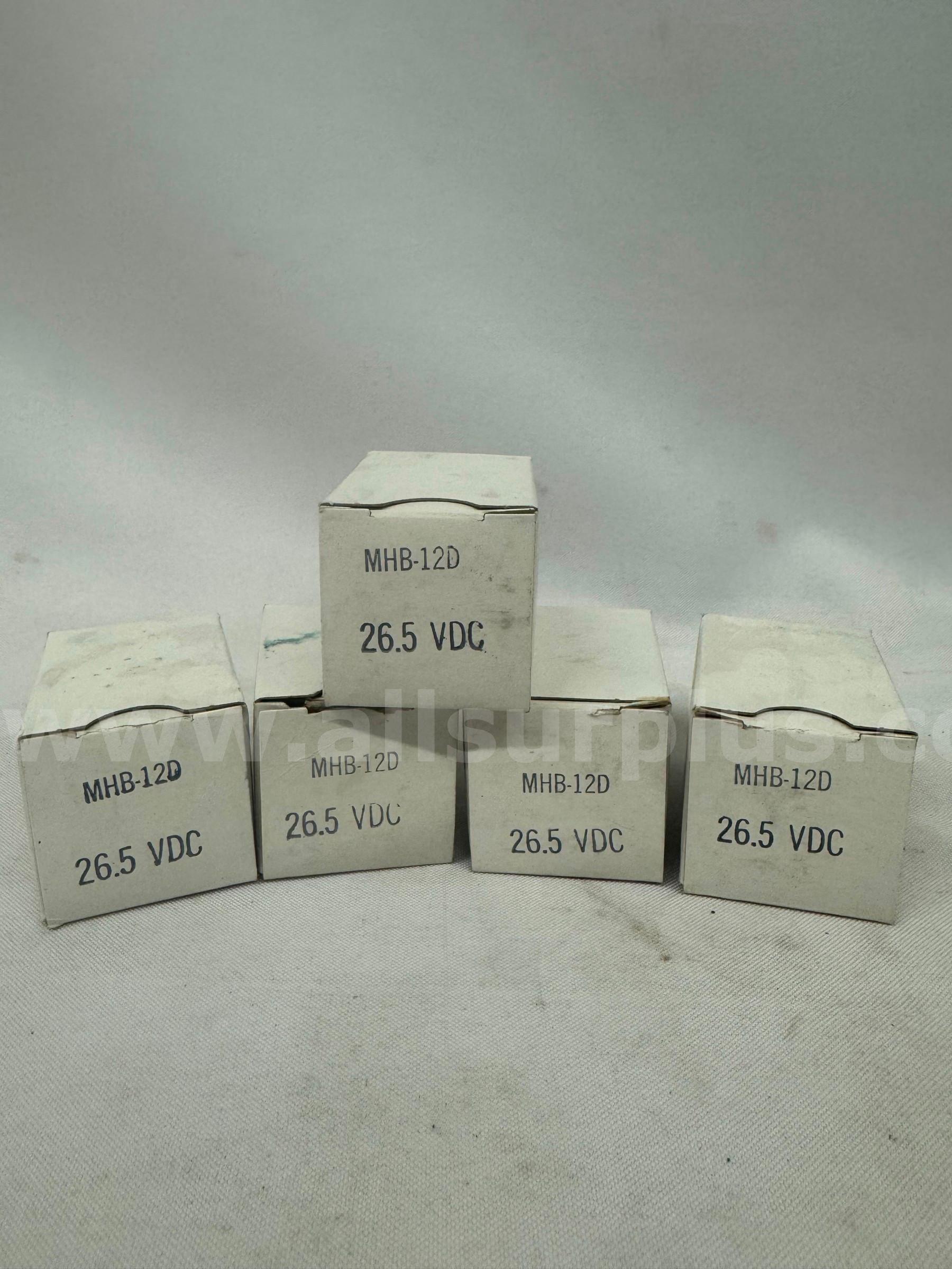 *NEW* (LOT OF 5) ALLIED CONTROL CO. MHB-12D RELAY   Government Surplus Auction - Primary Photo