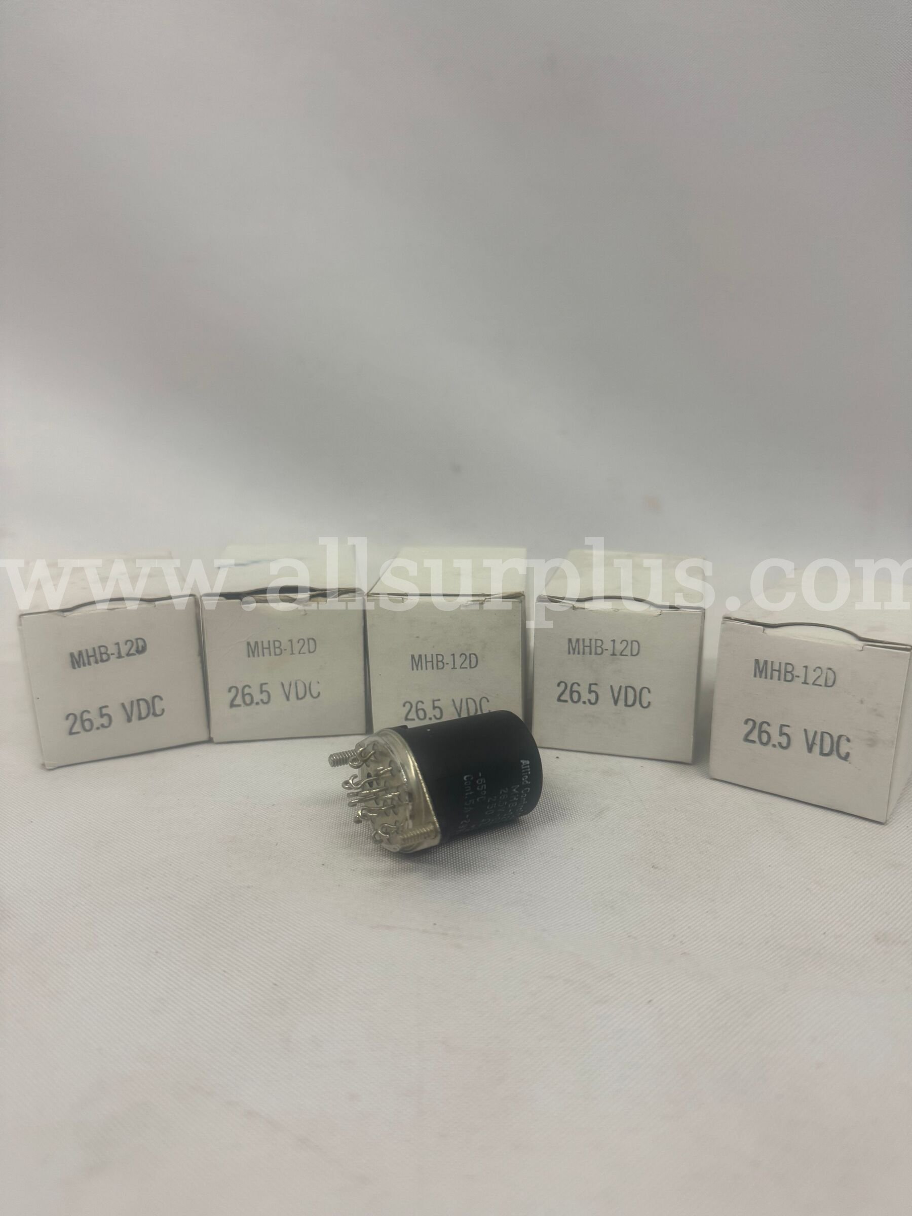 *NEW* (LOT OF 5) ALLIED CONTROL CO. MHB-12D RELAY   Government Surplus Auction - Photo #2