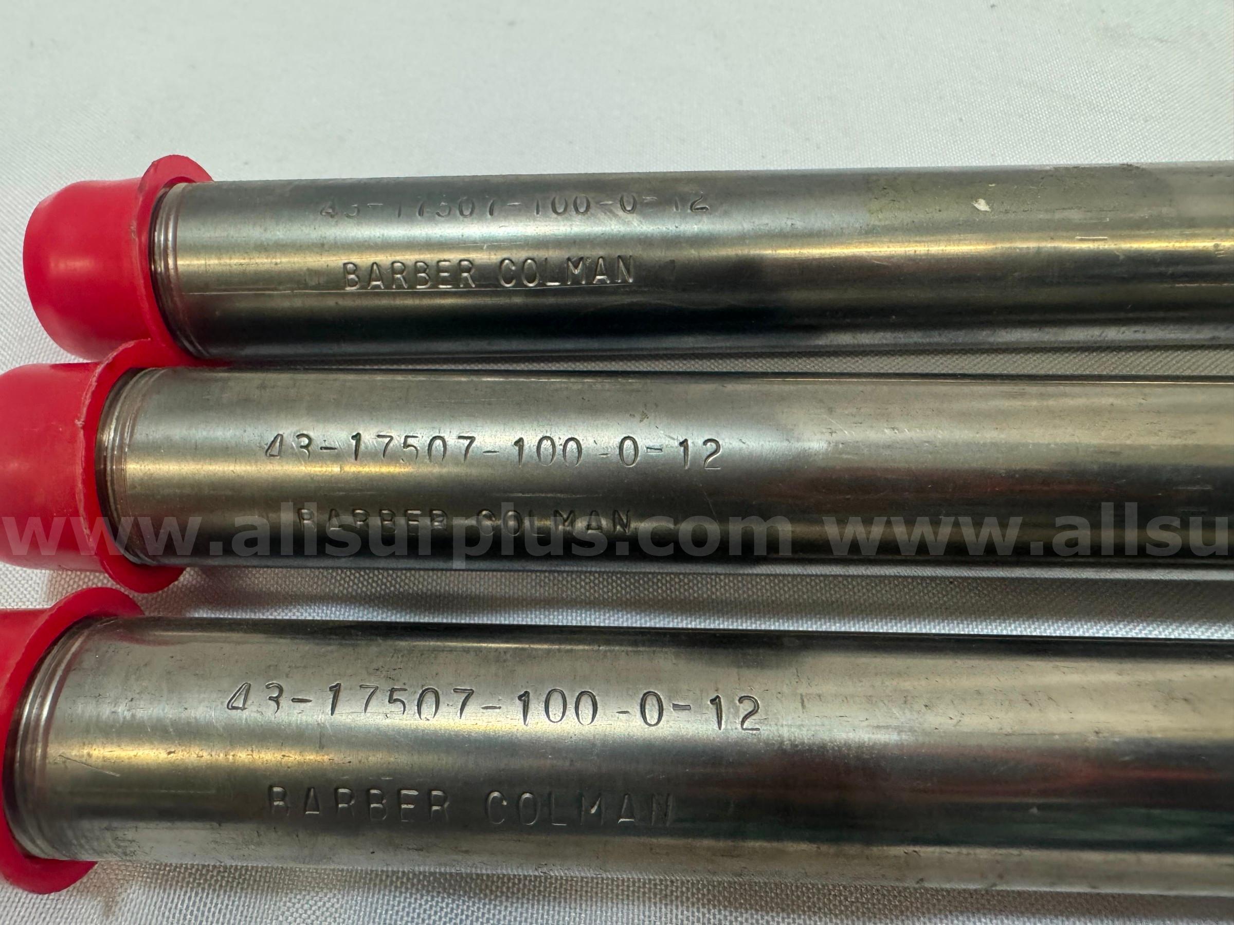 (LOT OF 3) BARBER-COLEMAN 43-17507-100-0-12 THERMOCOUPLE PROTECTION TUBE  100 Government Surplus Auction - Photo #2