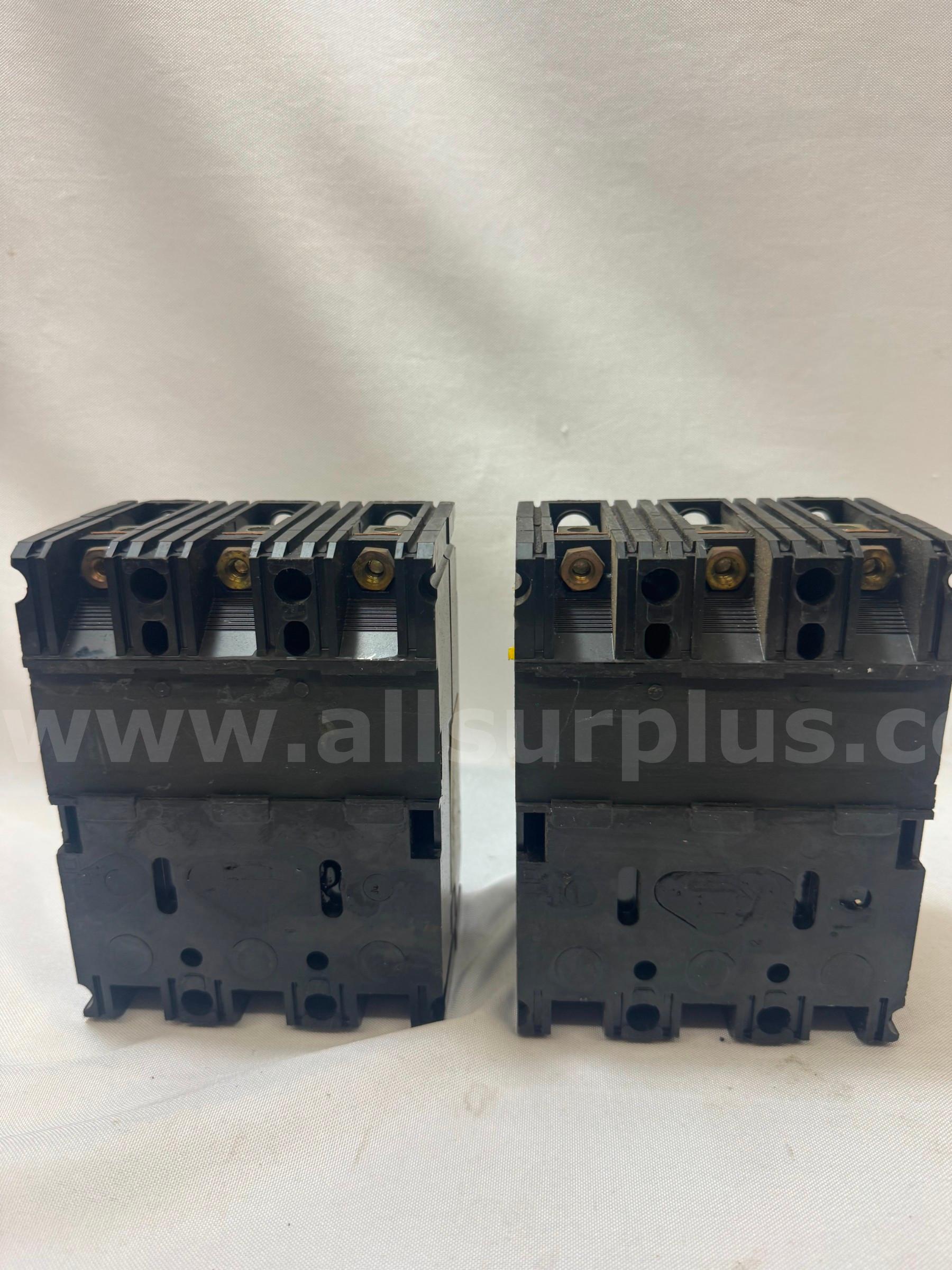 (LOT OF 2) SQUARE D FAL-34015 CIRCUIT BREAKER 15A TYPE FAL 3-POLE 480VAC  480VAC Government Surplus Auction - Photo #4