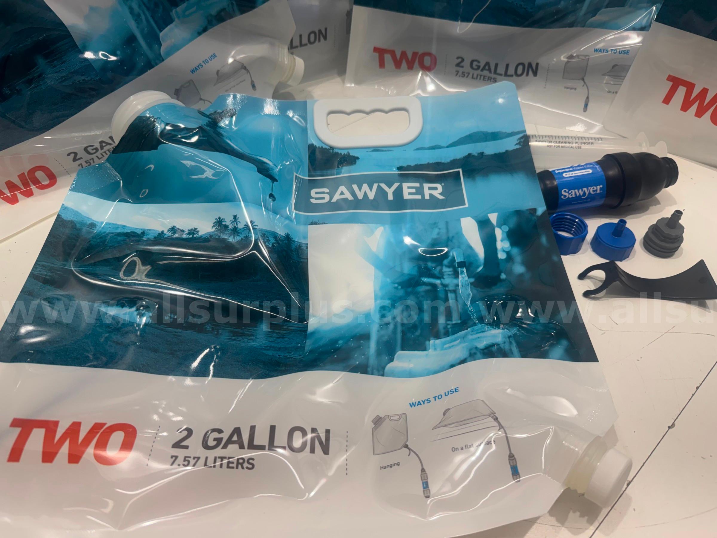 *NEW* (LOT OF 5) SAWYER 2-GALLON GRAVITY FEED WATER PURIFICATION SYSTEM   Government Surplus Auction - Photo #2