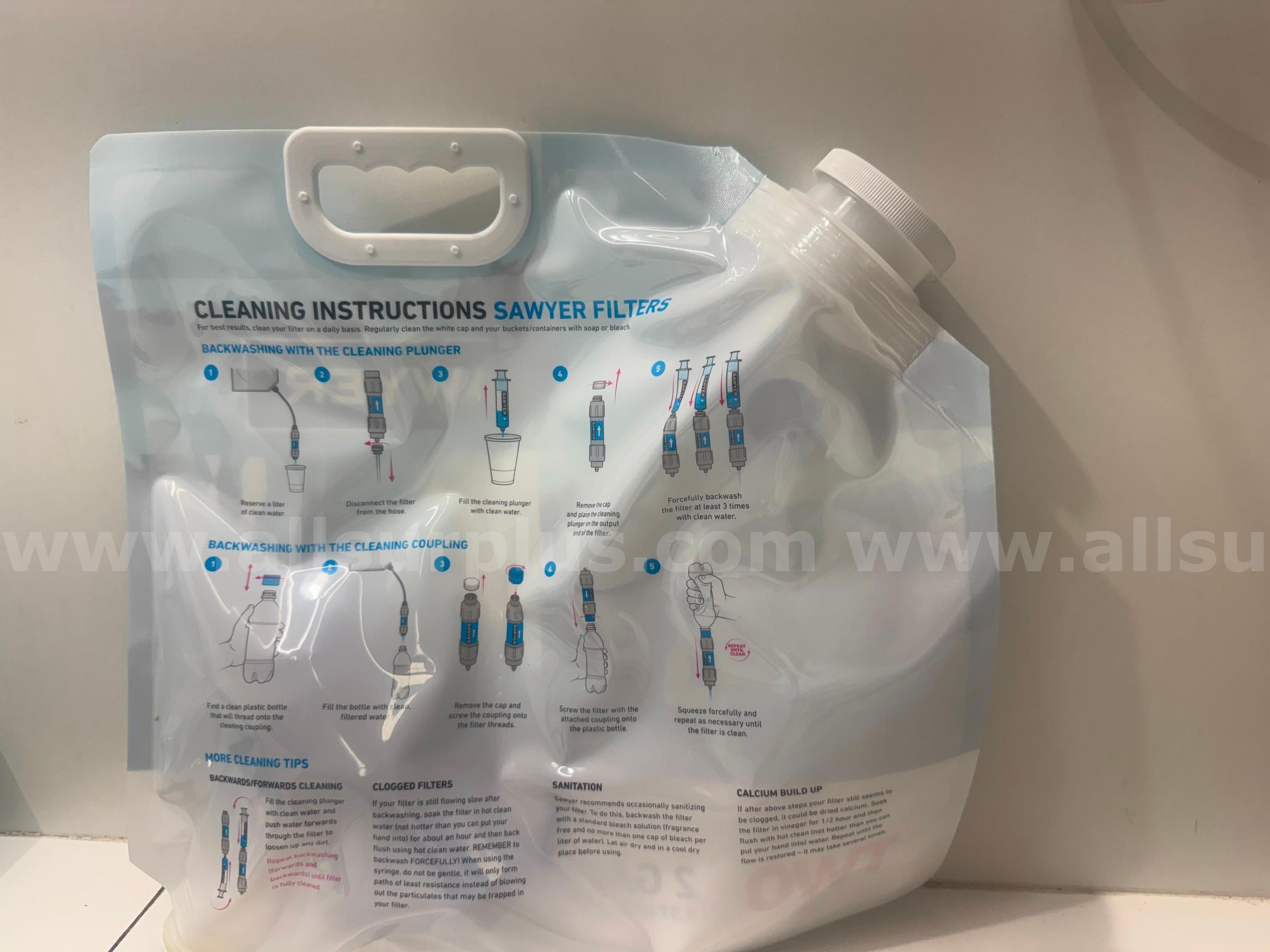 *NEW* (LOT OF 5) SAWYER 2-GALLON GRAVITY FEED WATER PURIFICATION SYSTEM   Government Surplus Auction - Photo #5