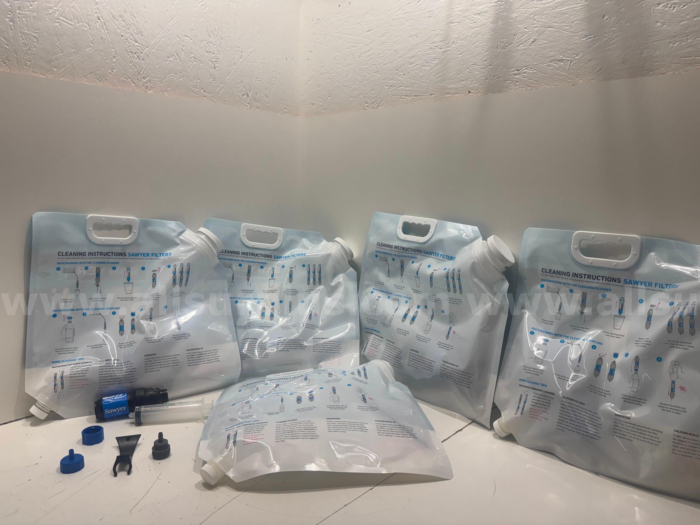 *NEW* (LOT OF 5) SAWYER 2-GALLON GRAVITY FEED WATER PURIFICATION SYSTEM   Government Surplus Auction - Photo #6