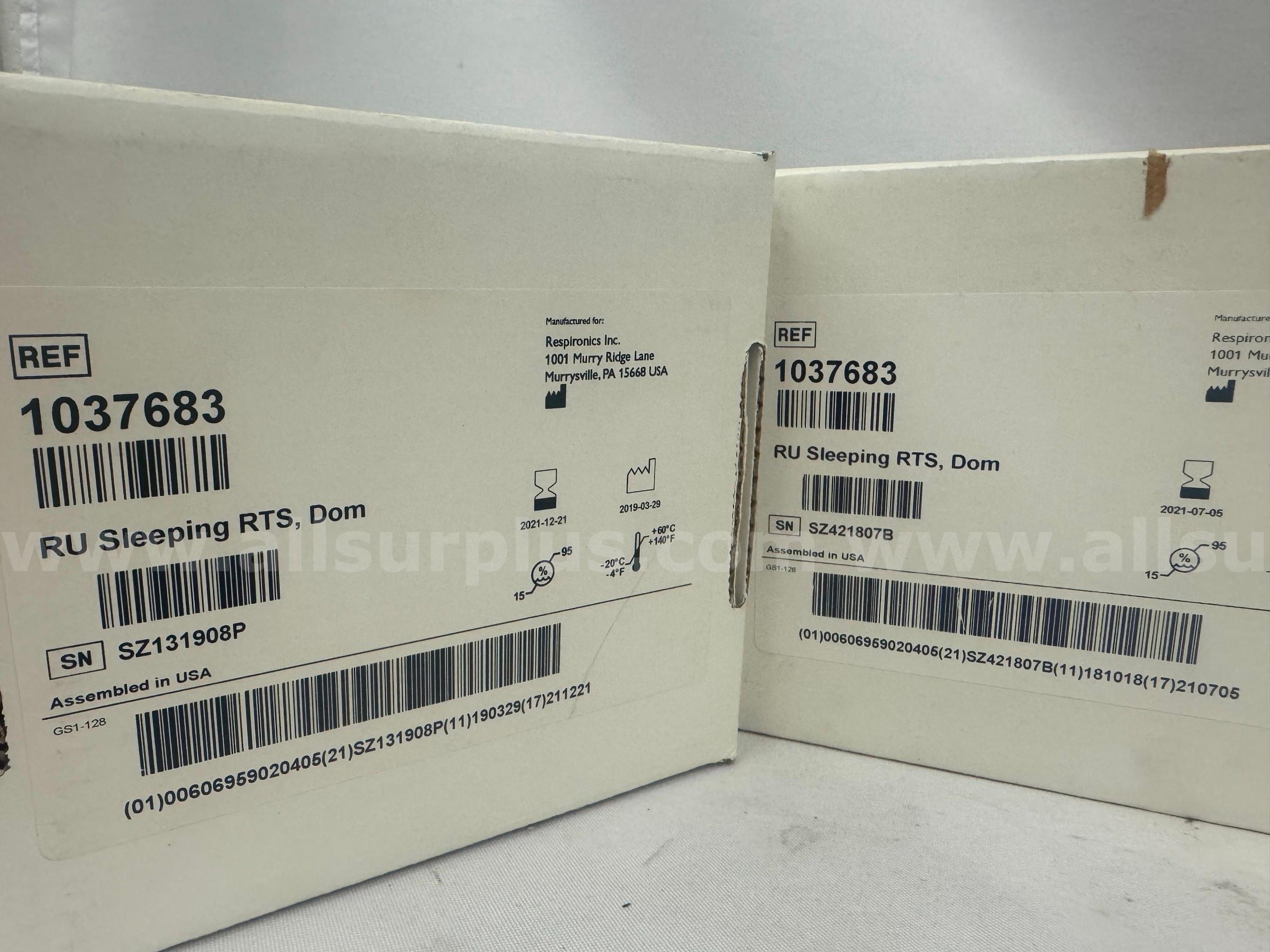 (LOT OF 4) PHILIPS RESPIRONICS RU SLEEPING RTS RECORDER SCREENER "battery not included"”   Government Surplus Auction - Photo #2