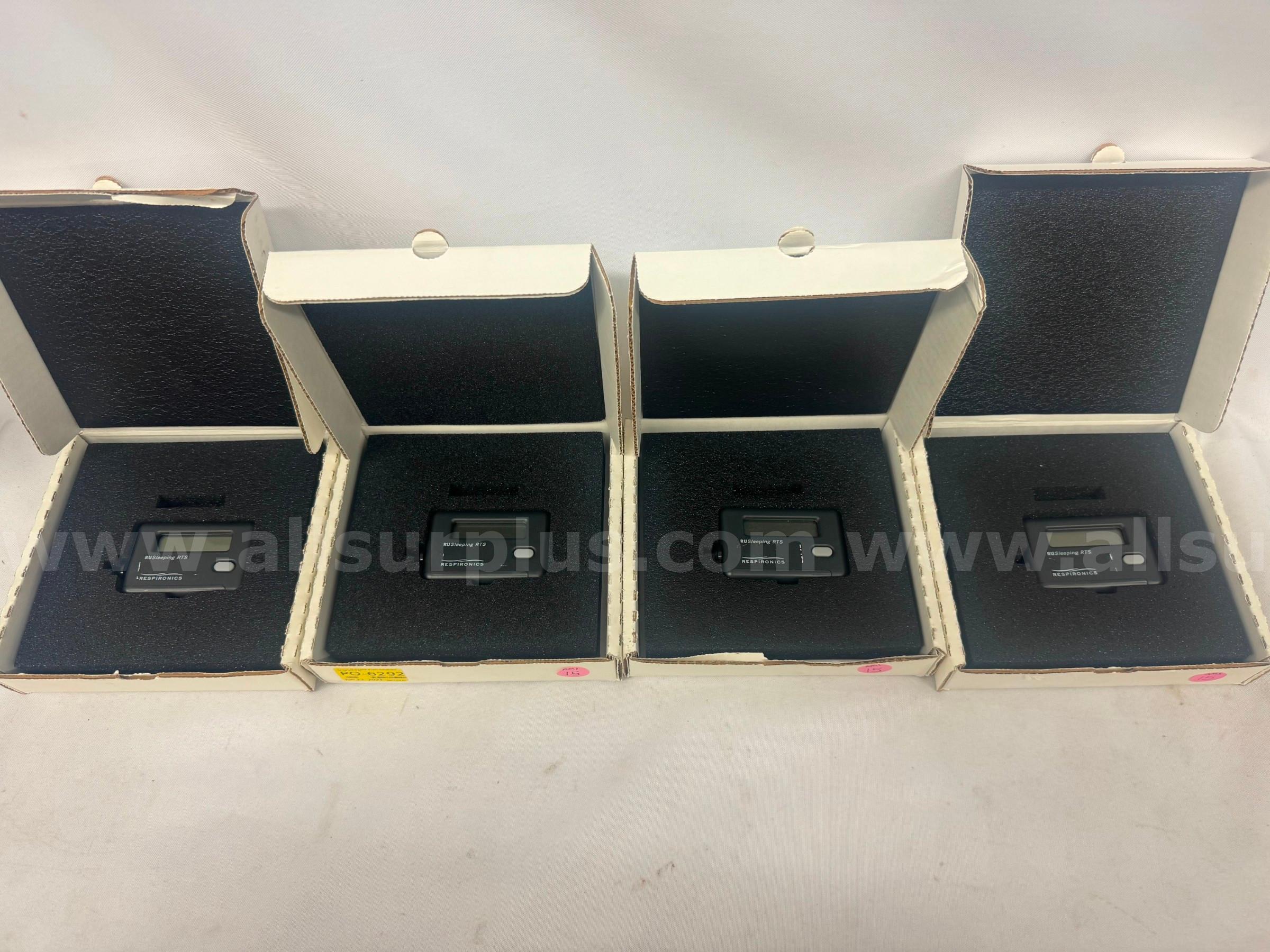 (LOT OF 4) PHILIPS RESPIRONICS RU SLEEPING RTS RECORDER SCREENER "battery not included"”   Government Surplus Auction - Photo #4