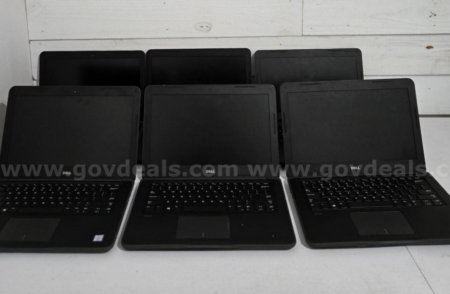 Lot of Six (6) Dell Latitude 3380 Laptops Dell 3380 Government Surplus Auction - Photo #2