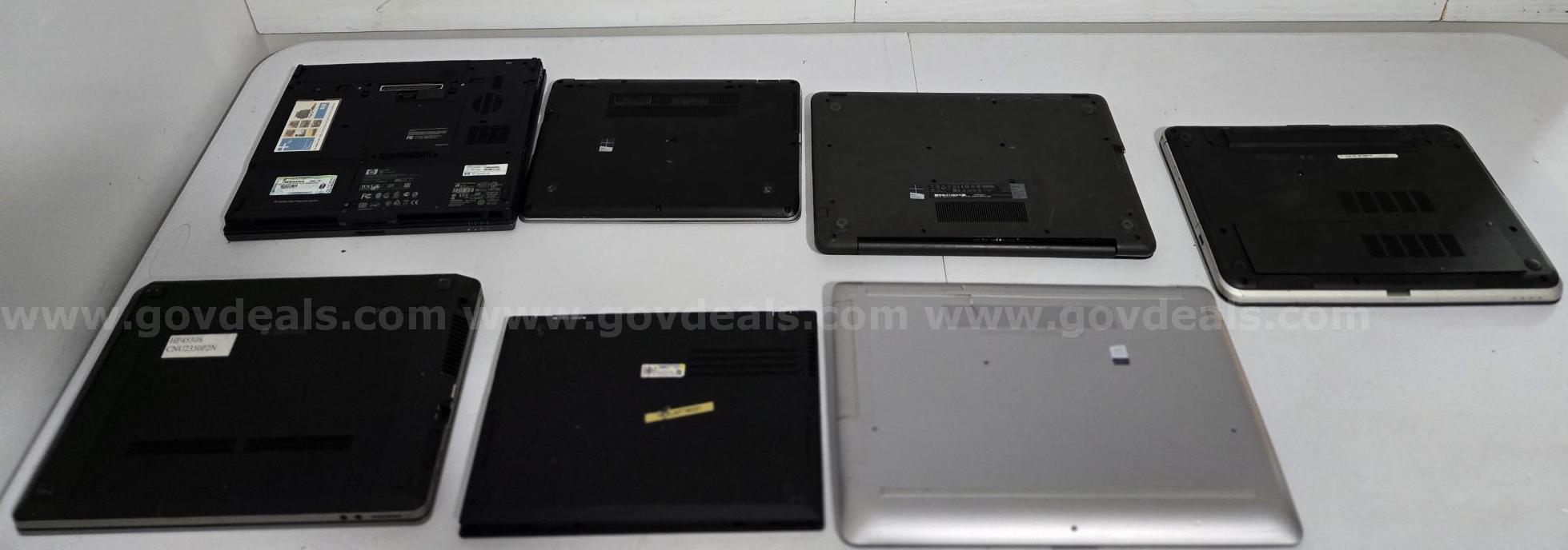 Mixed Surplus Lot of 7 various Laptops for Parts or Repair Lenovo /HP/Dell  Government Surplus Auction - Photo #3