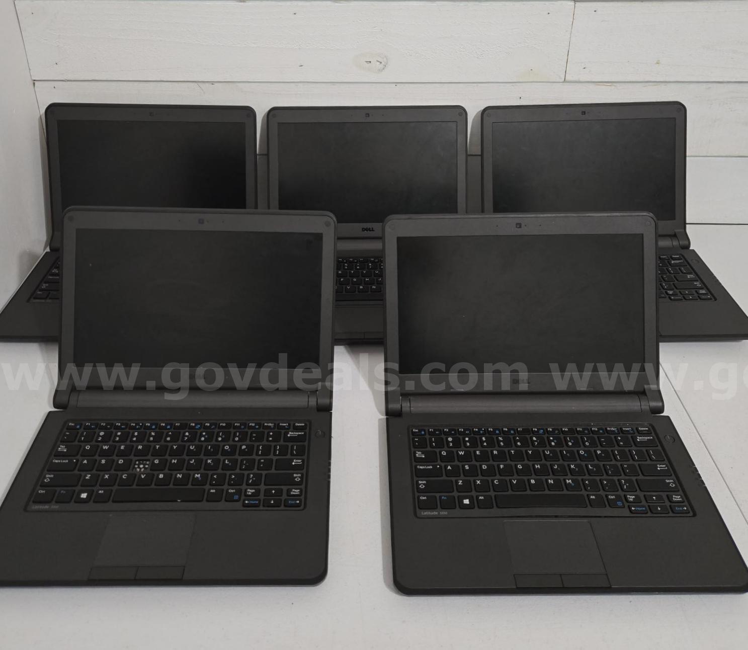 Lot of 5 Dell Latitude 3350 Laptops