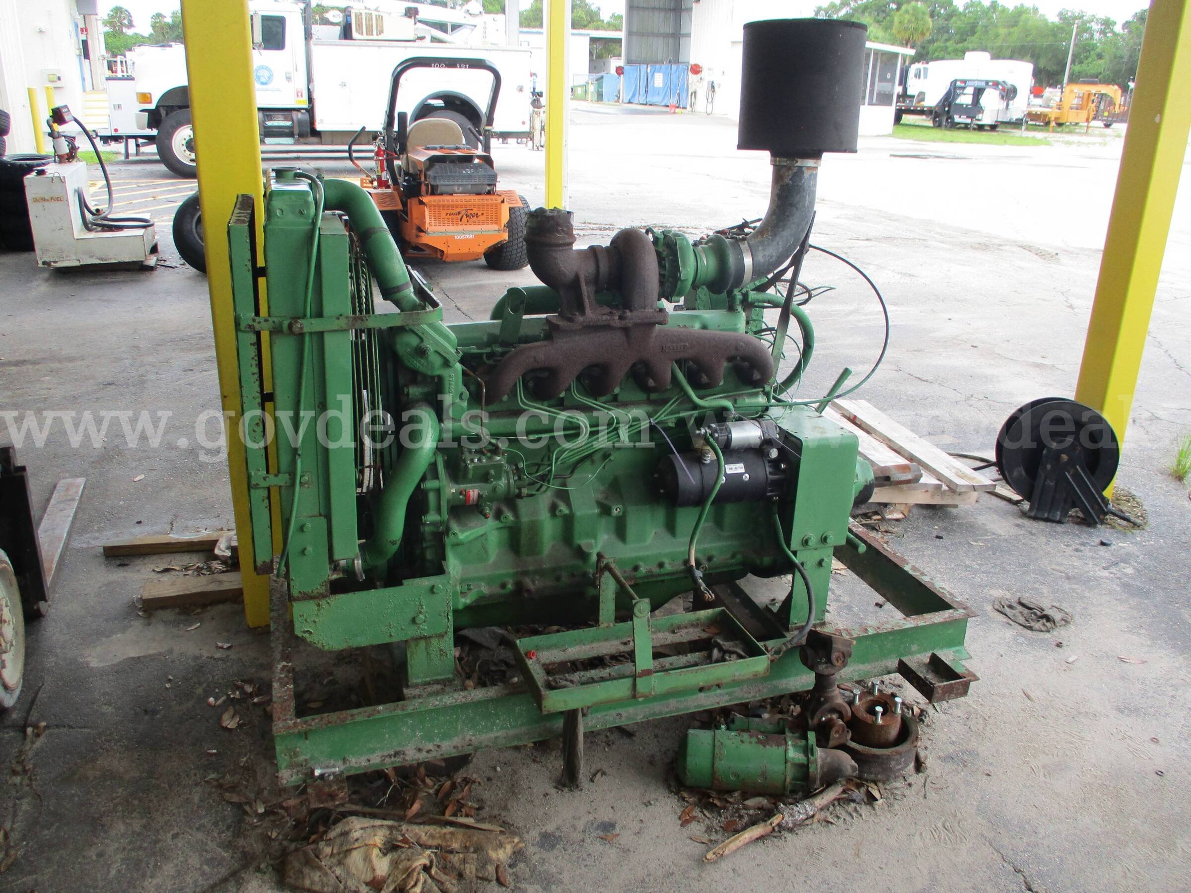 JOHN DEERE ENGINE, MODEL 6359TF002 John Deere 6359T F002 Government Surplus Auction - Primary Photo
