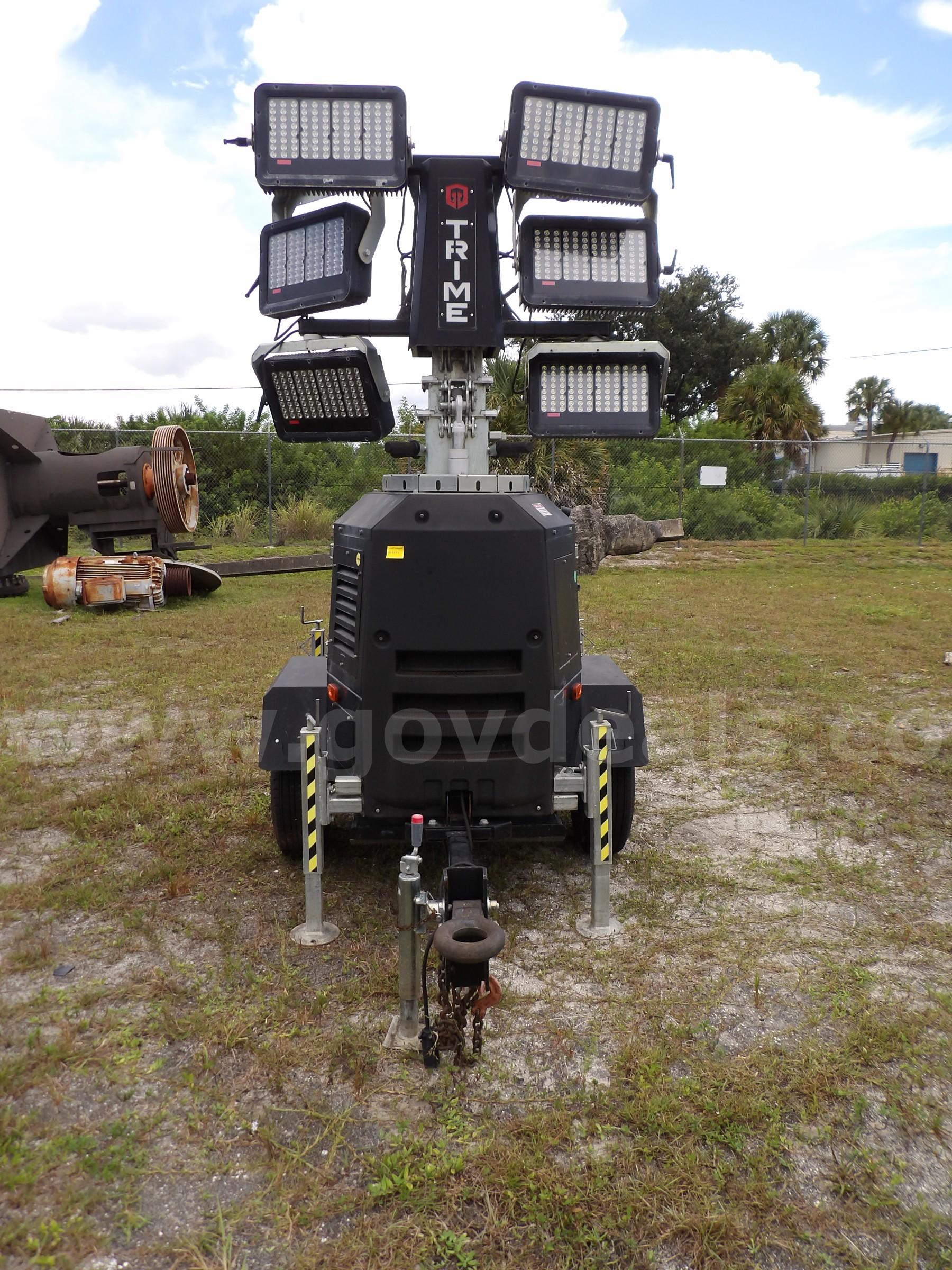 LIGHT TOWER, TRAILER MOUNTED, TRIME - X-RENT TRIME X-RENT Government Surplus Auction - Photo #3