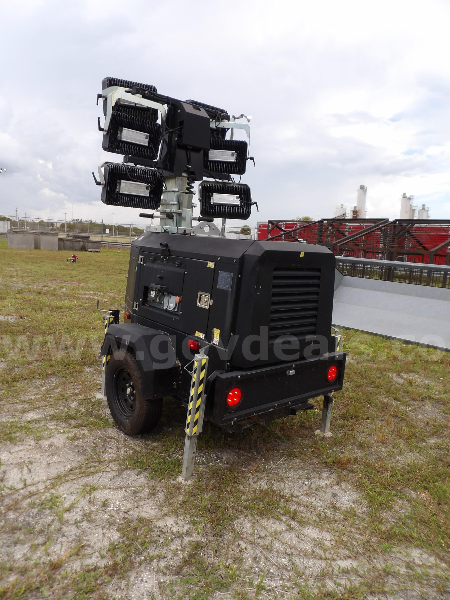 LIGHT TOWER, TRAILER MOUNTED, TRIME - X-RENT TRIME X-RENT Government Surplus Auction - Photo #4