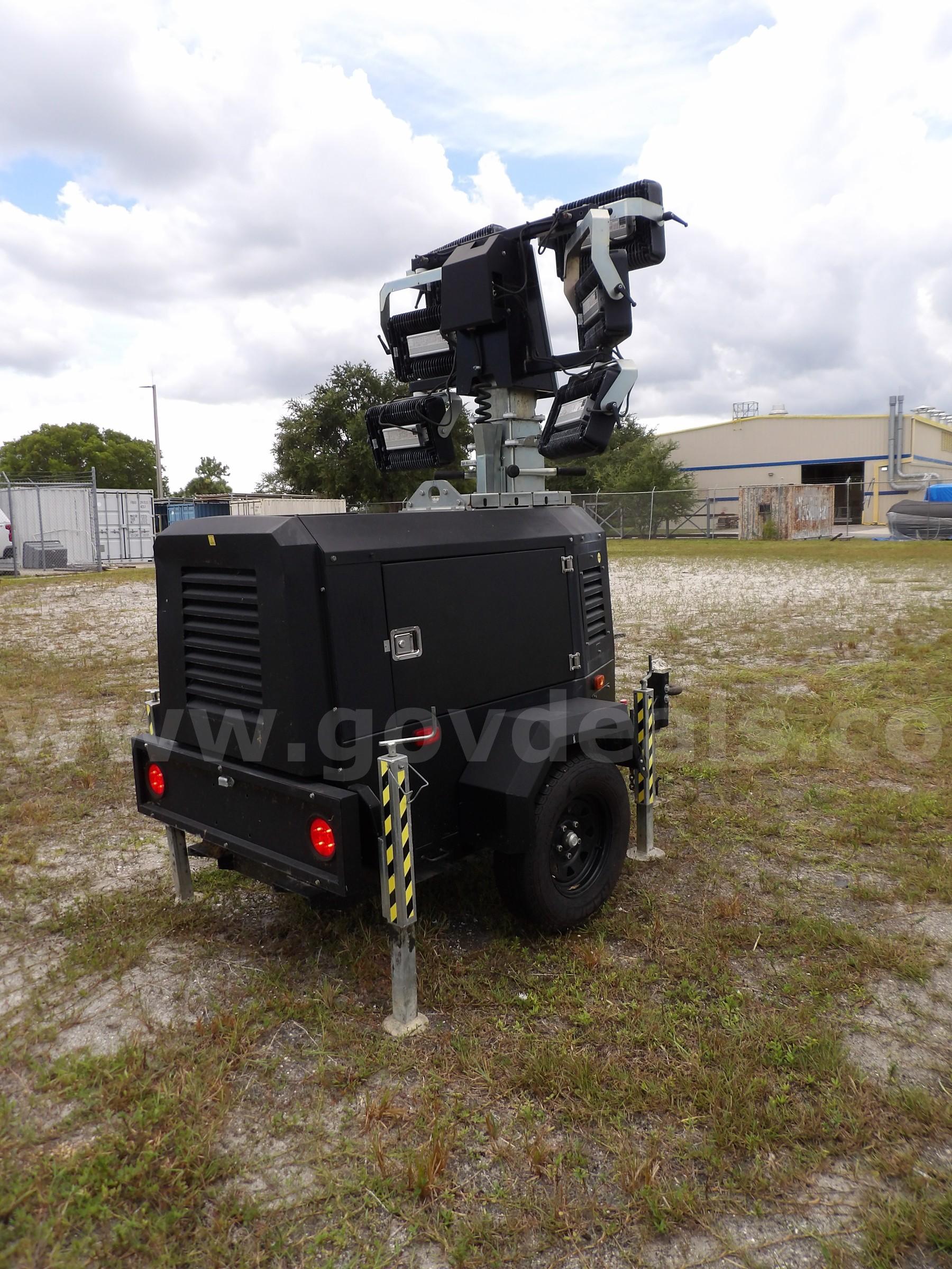 LIGHT TOWER, TRAILER MOUNTED, TRIME - X-RENT TRIME X-RENT Government Surplus Auction - Photo #6