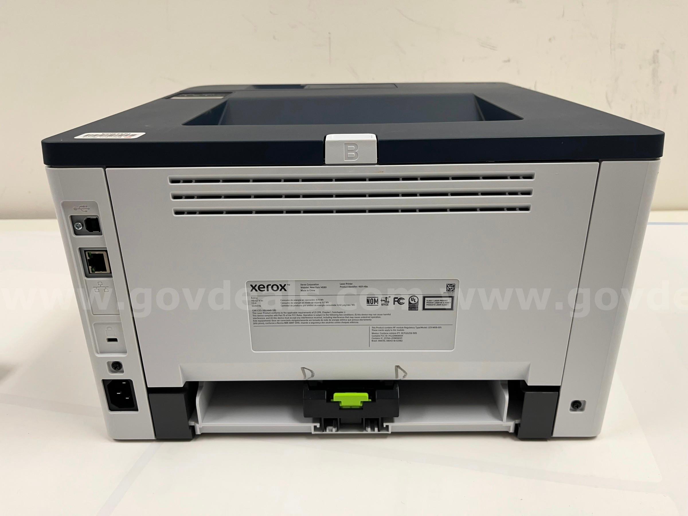 Lot of 50 Xerox B310/DNI Wireless Duplex Laser Printers – Tested Working – Grade B Xerox B310 Government Surplus Auction - Photo #6