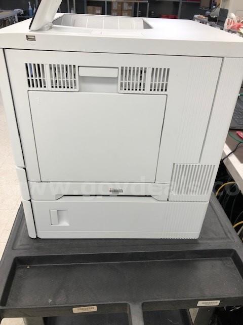 4 HP Color LaserJet Enterprise M555x Color Printers – Tested Working – No Toner HP M555x Government Surplus Auction - Photo #2