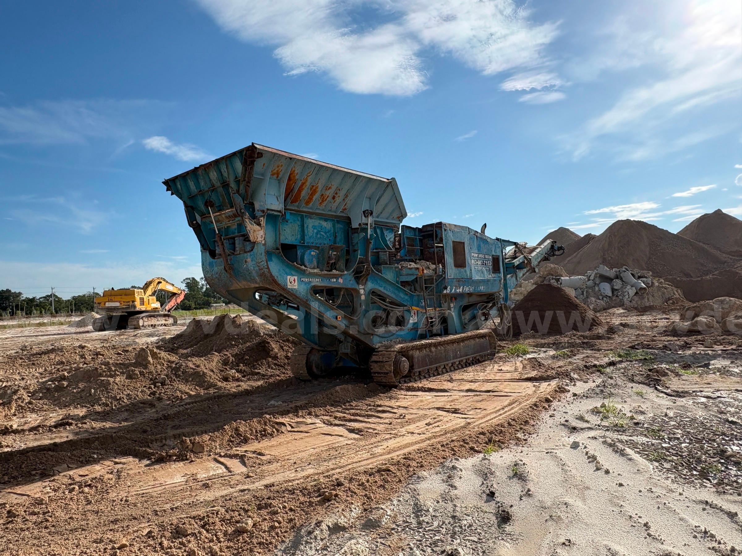 2005 Terex/Pegson AX866 Powerscreen Crawler Jaw Crusher Terex/Pegson AX866 Government Surplus Auction - Photo #2