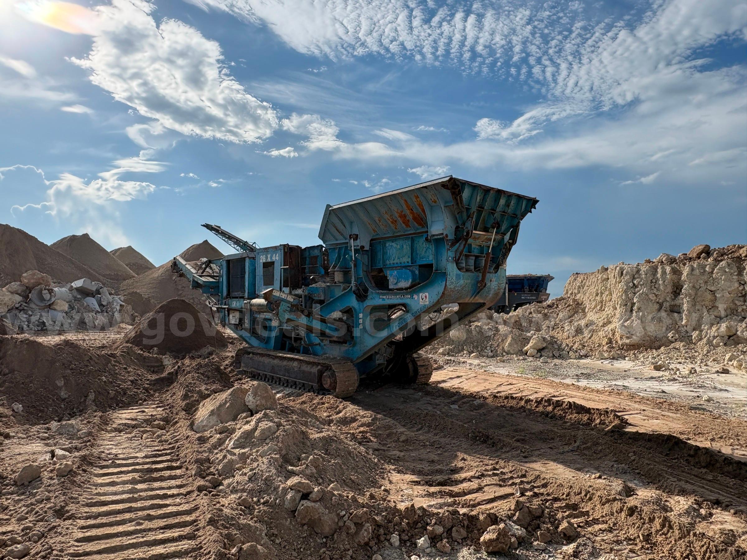 2005 Terex/Pegson AX866 Powerscreen Crawler Jaw Crusher Terex/Pegson AX866 Government Surplus Auction - Photo #3