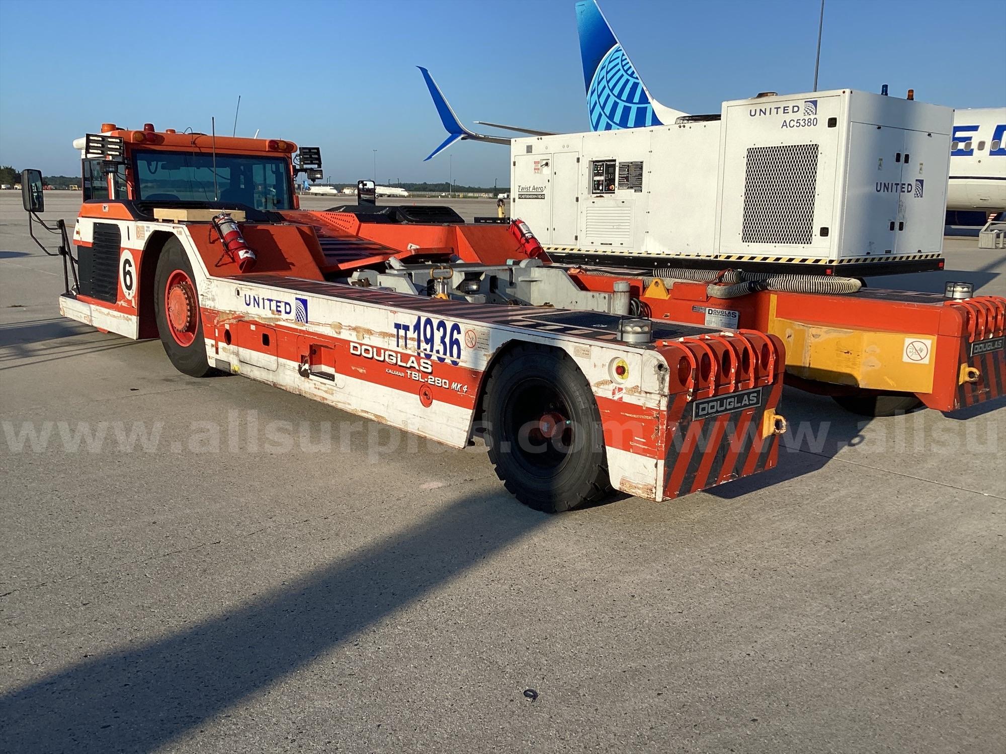2012 Douglas TBL280 MK4 Towbarless Aircraft Pushback Douglas TBL280-MK4 Government Surplus Auction - Photo #2