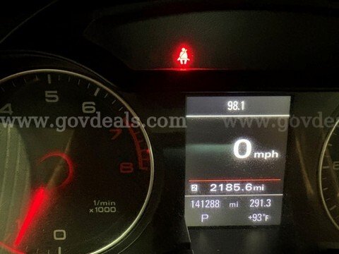 2012 Audi A4 4-Door Sedan Audi A4 Government Surplus Auction - Photo #3