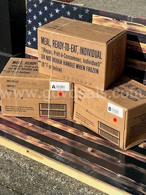 2 Pallets with 1,152 MRE Meals located West Des Moines, IA  152 Government Surplus Auction - Photo #3