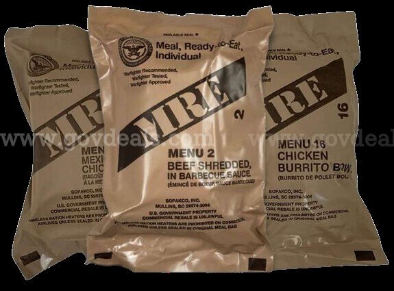 1 Pallet with 576 MRE Meals located in Kalama, WA  576 Government Surplus Auction - Photo #2