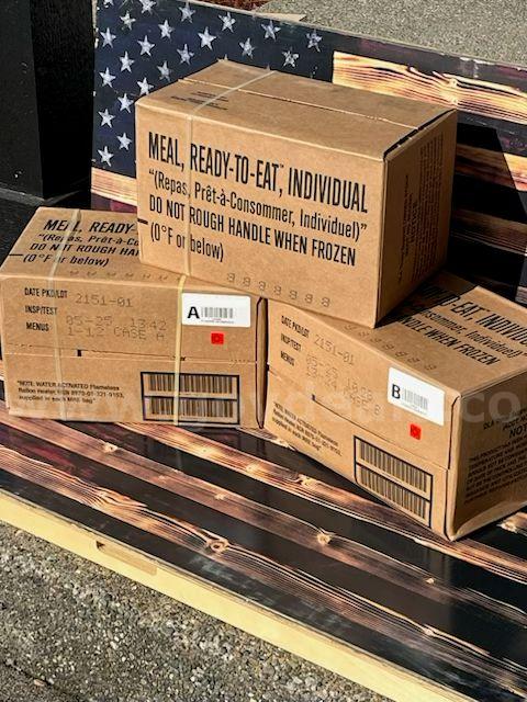 1 Pallet with 576 MRE Meals located in Post Falls, ID  576 Government Surplus Auction - Photo #4