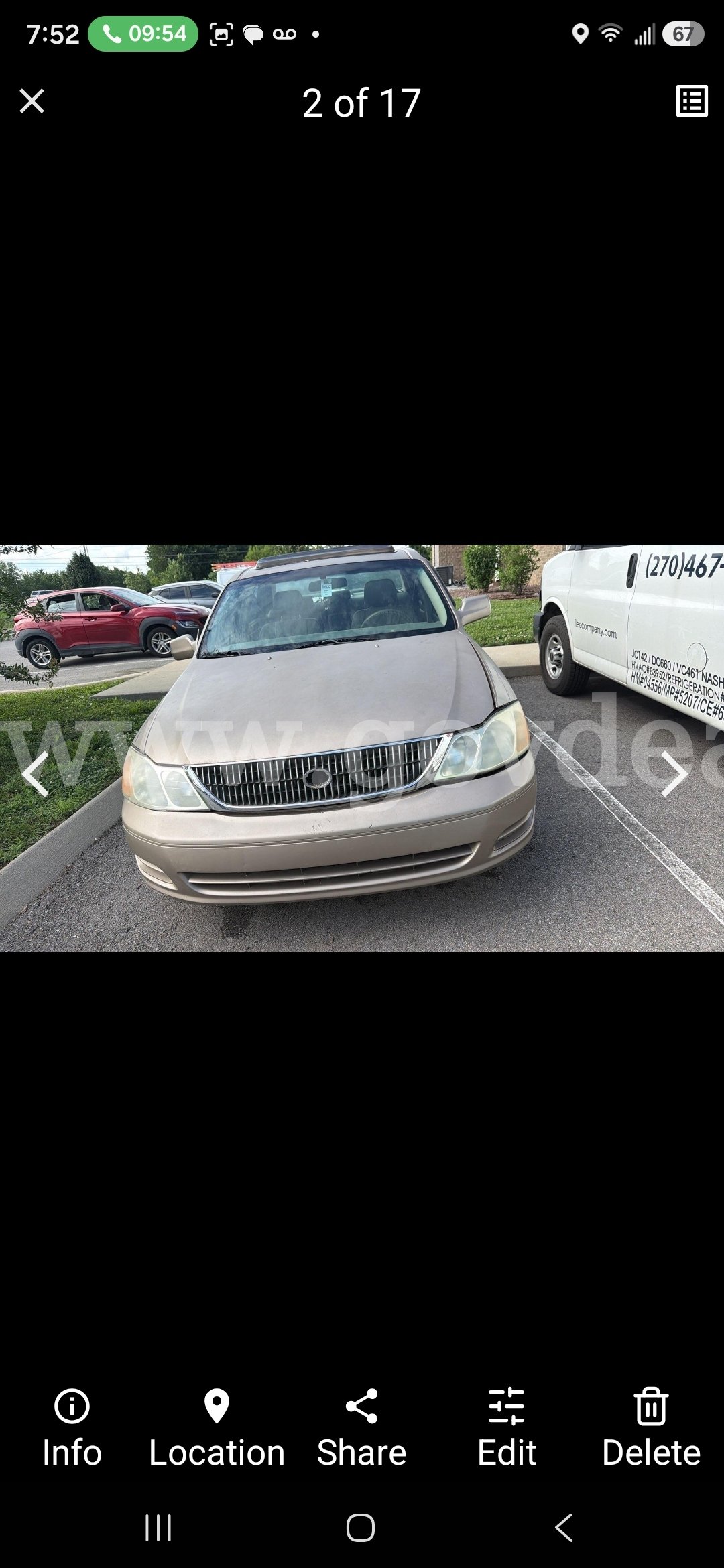 2002 Toyota Avalon XL Toyota Avalon Government Surplus Auction - Photo #2