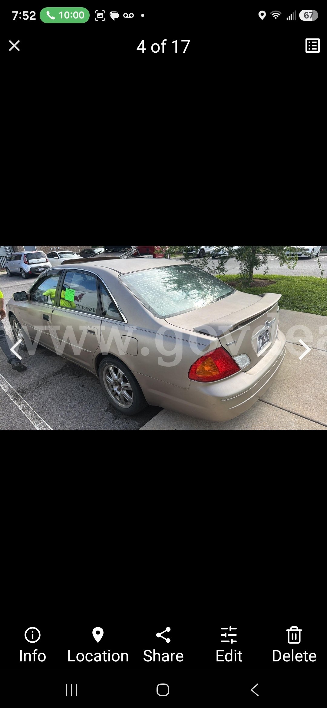 2002 Toyota Avalon XL Toyota Avalon Government Surplus Auction - Photo #4