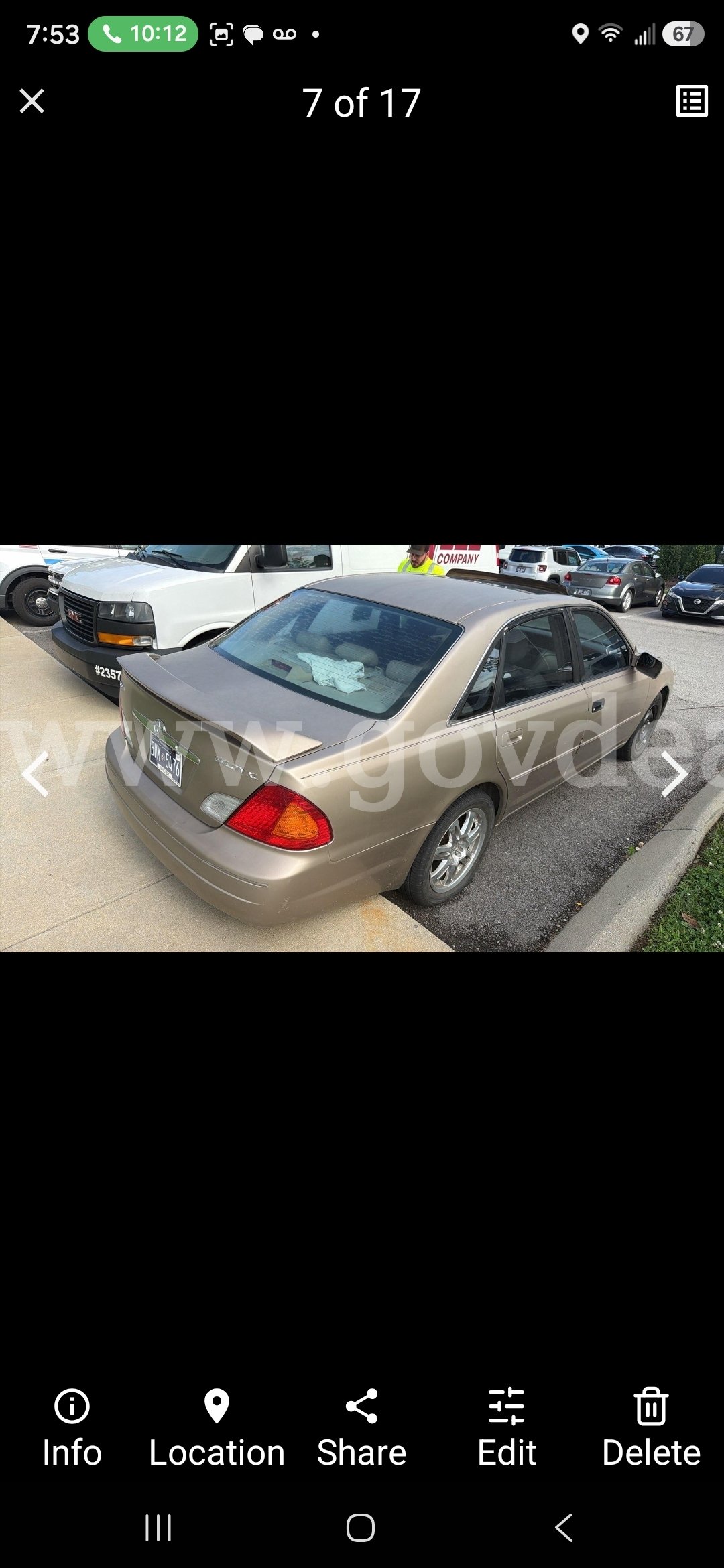2002 Toyota Avalon XL Toyota Avalon Government Surplus Auction - Photo #6