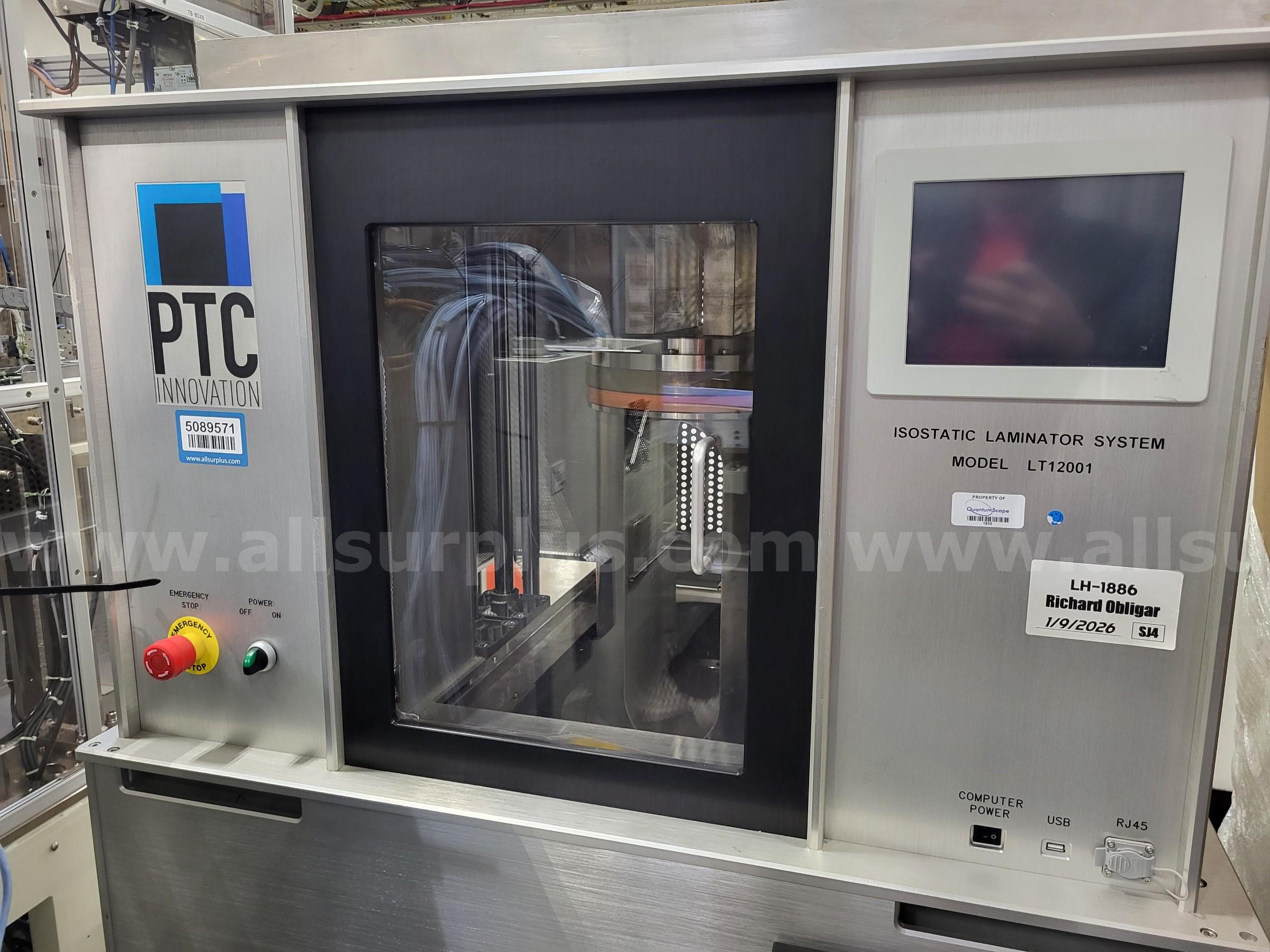 PTC LT12001 Isostatic Laminator System   Government Surplus Auction - Photo #4