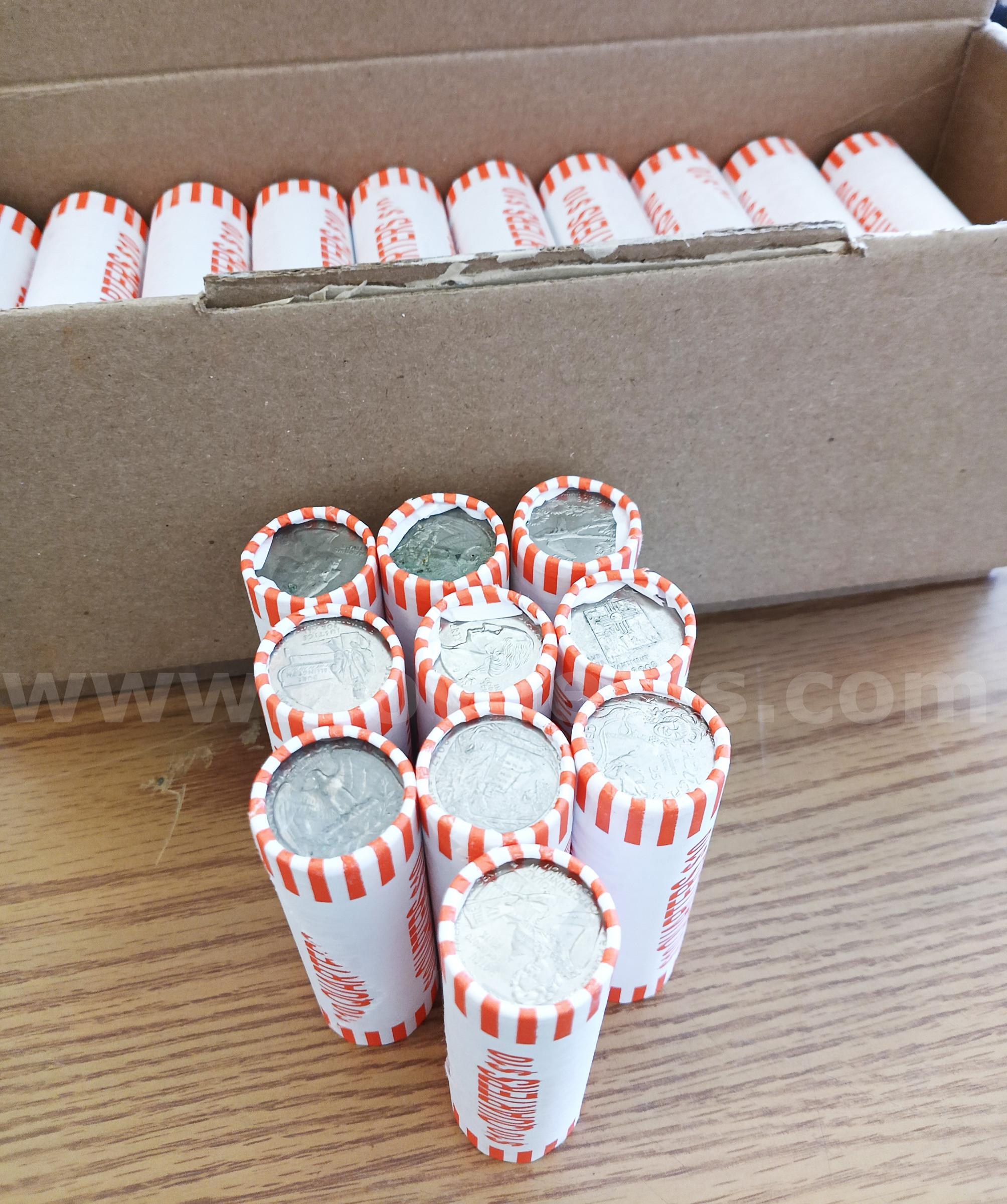 400x Quarters - Unsearched - From a sealed bank box