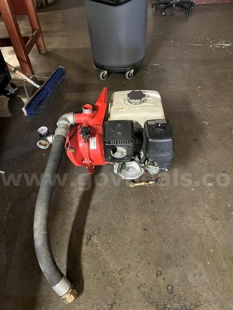 Pump, hose reel, tank and mounting unit GFire Tank Honda Government Surplus Auction - Photo #2