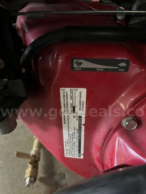 Pump, hose reel, tank and mounting unit GFire Tank Honda Government Surplus Auction - Photo #3