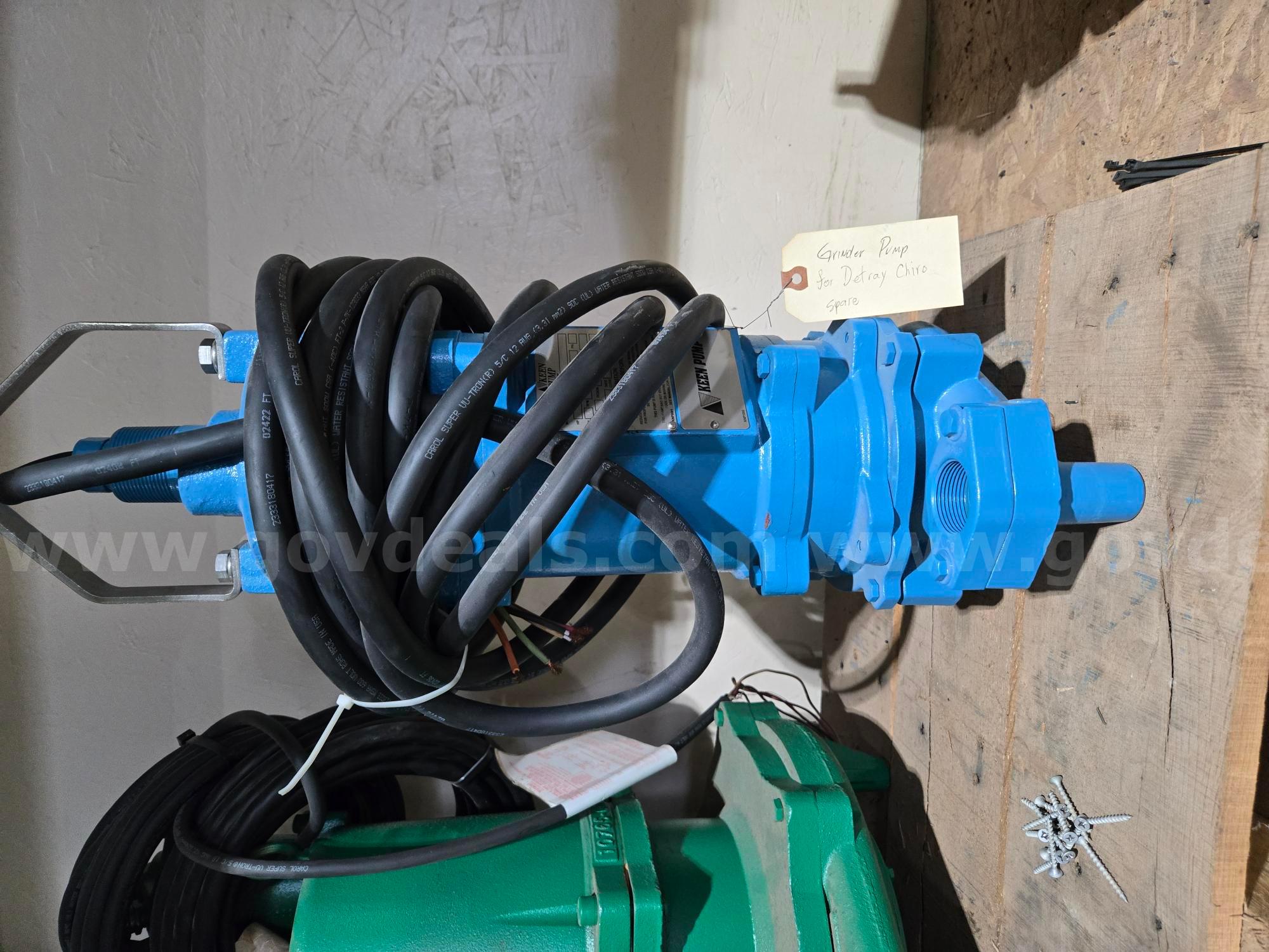 (2) Grinder Pumps & Control Panel Keen KG2 - 2301SL Government Surplus Auction - Primary Photo